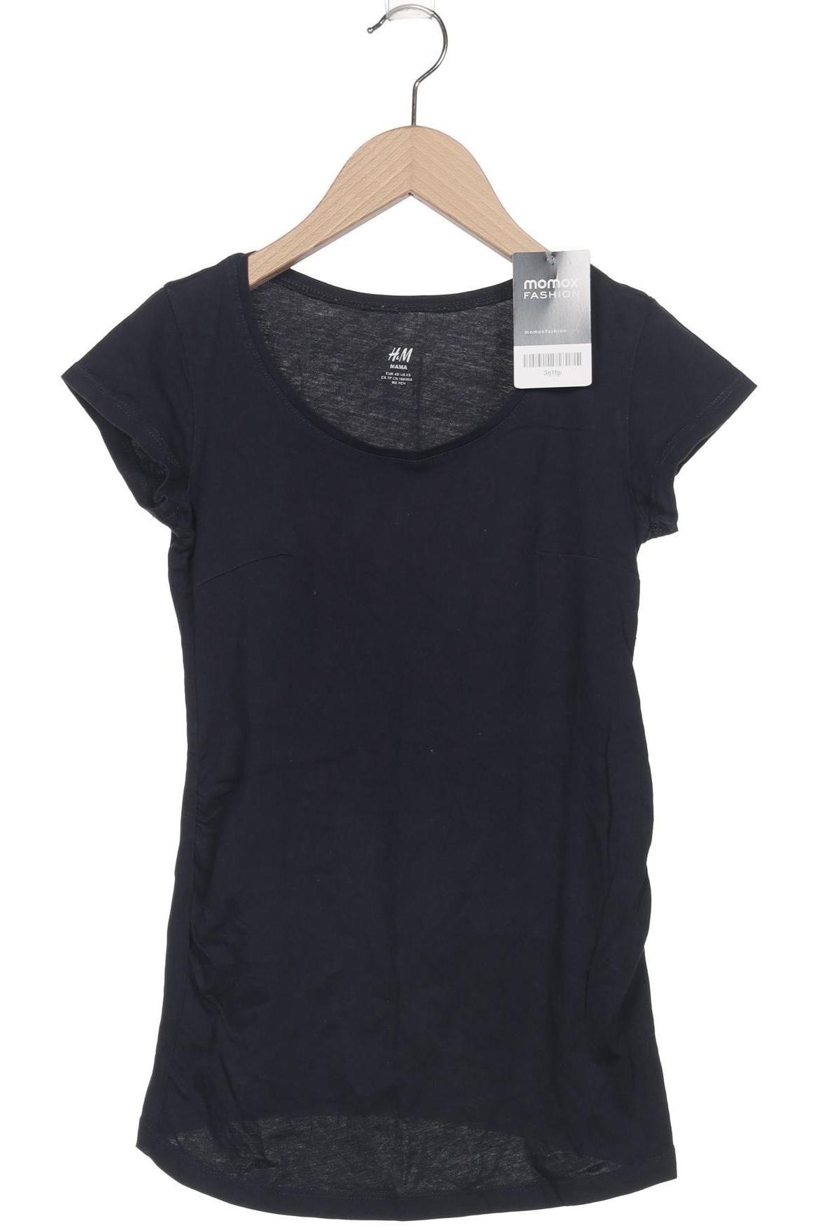

H&M Mama Damen T-Shirt, marineblau, Gr. 34