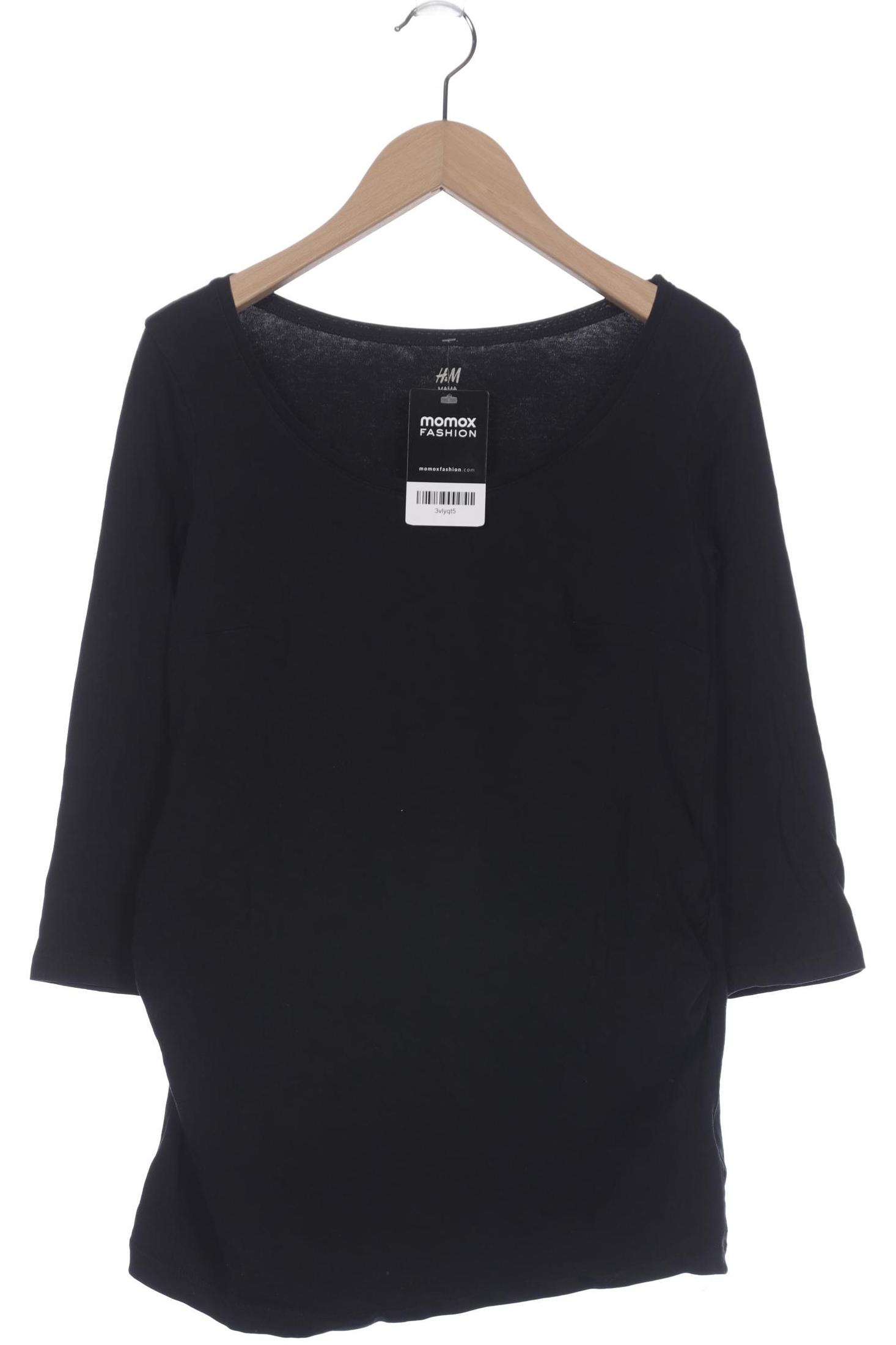 

H&M Mama Damen Langarmshirt, schwarz, Gr. 36