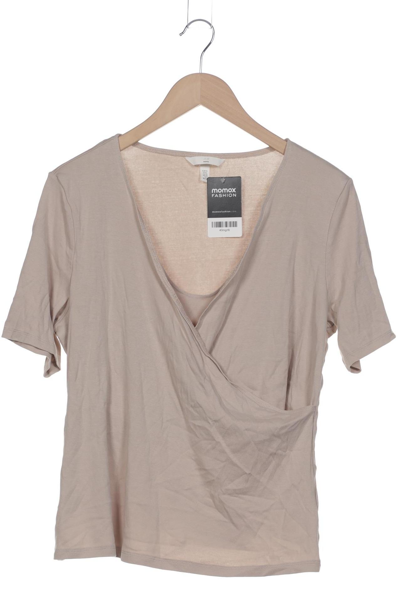 

H&M Mama Damen T-Shirt, beige, Gr. 44