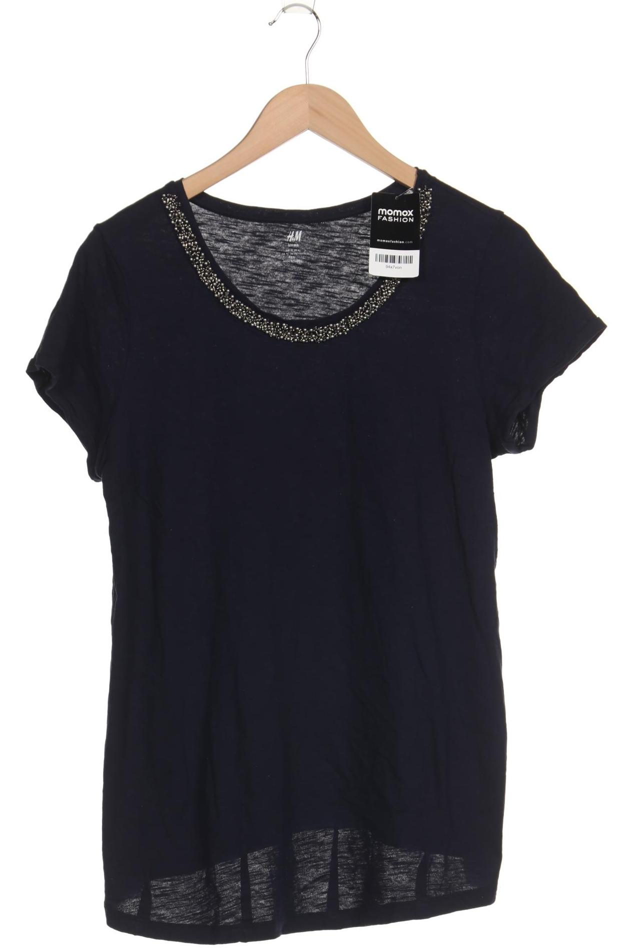 

H&M Mama Damen T-Shirt, marineblau, Gr. 44