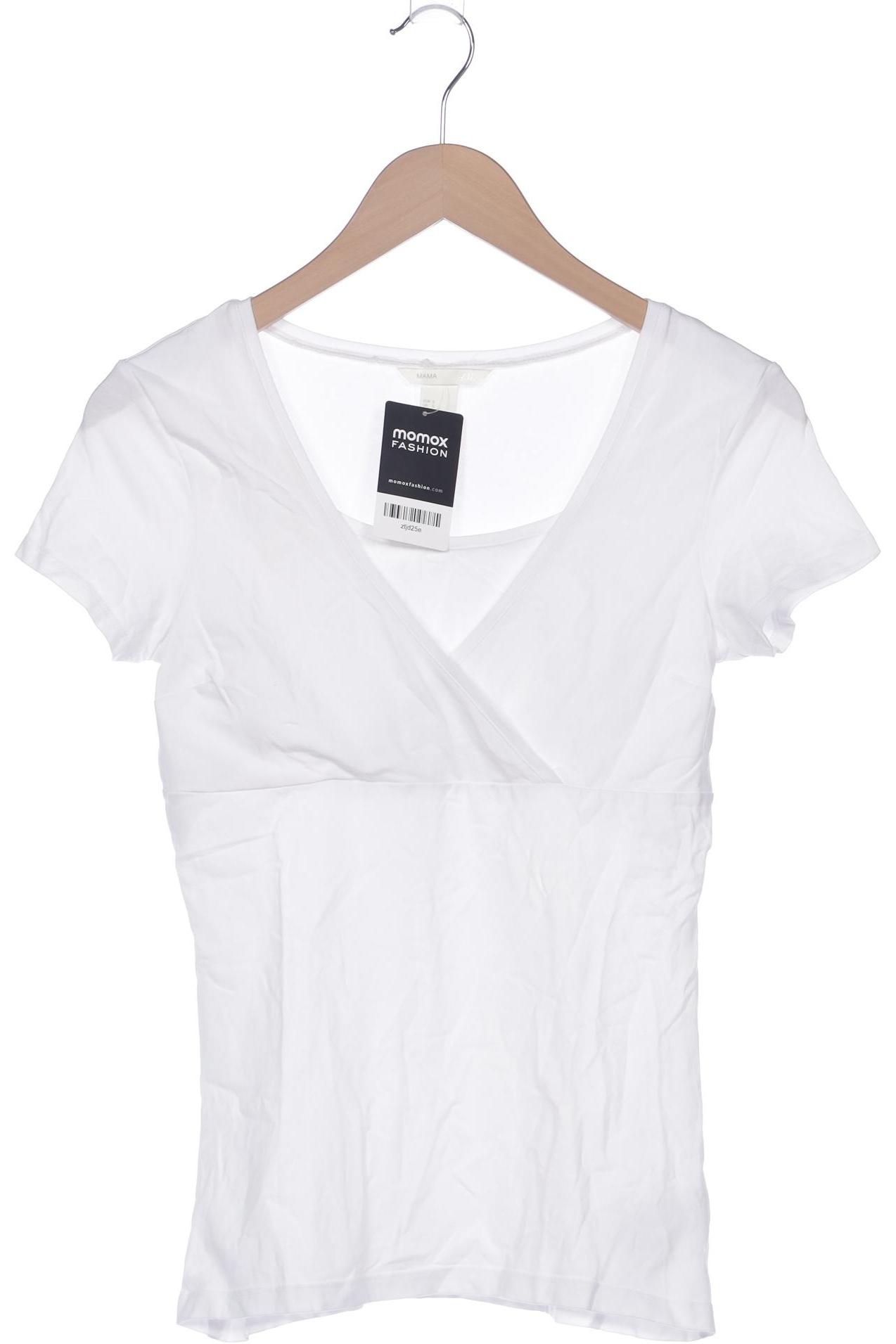 

H&M Mama Damen T-Shirt, weiß, Gr. 36
