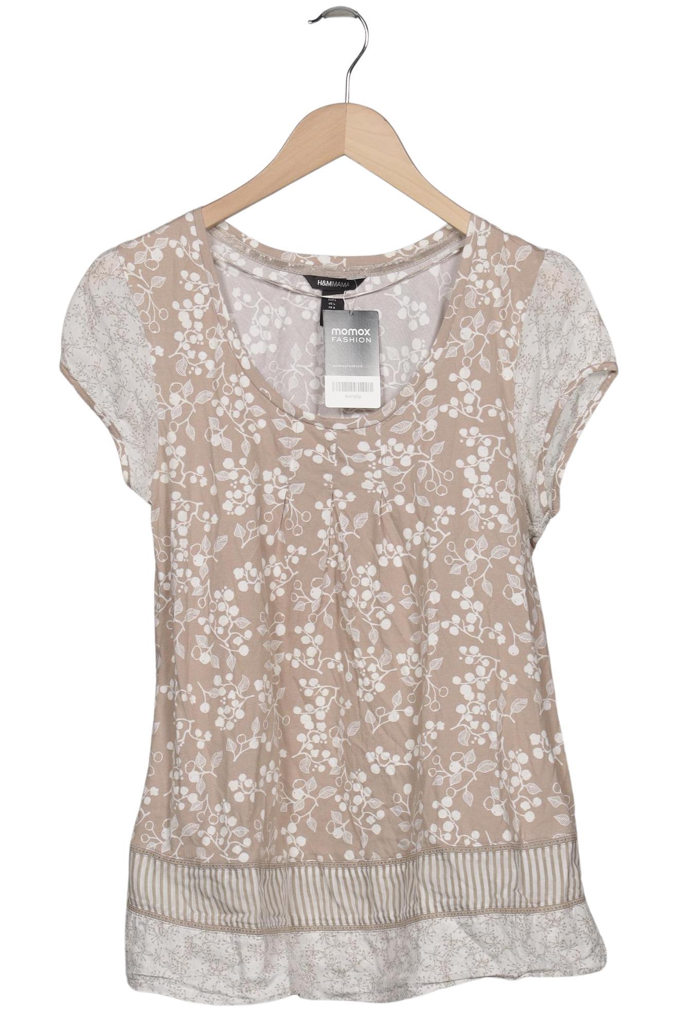 

H&M Mama Damen Bluse, beige, Gr. 42