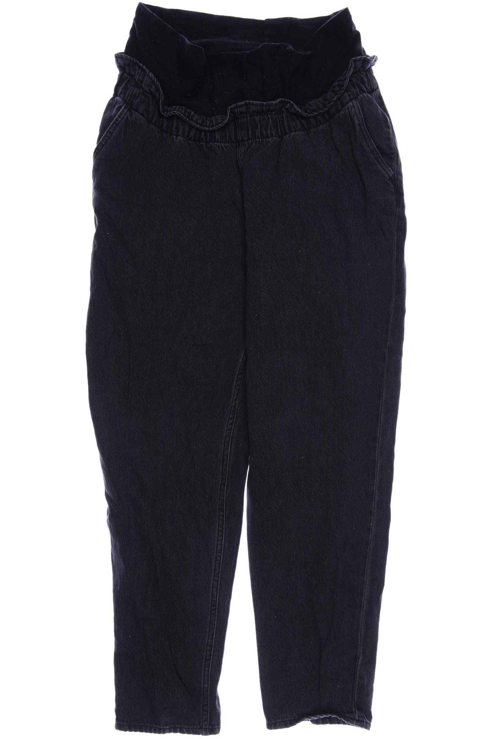

H&M Mama Damen Jeans, schwarz