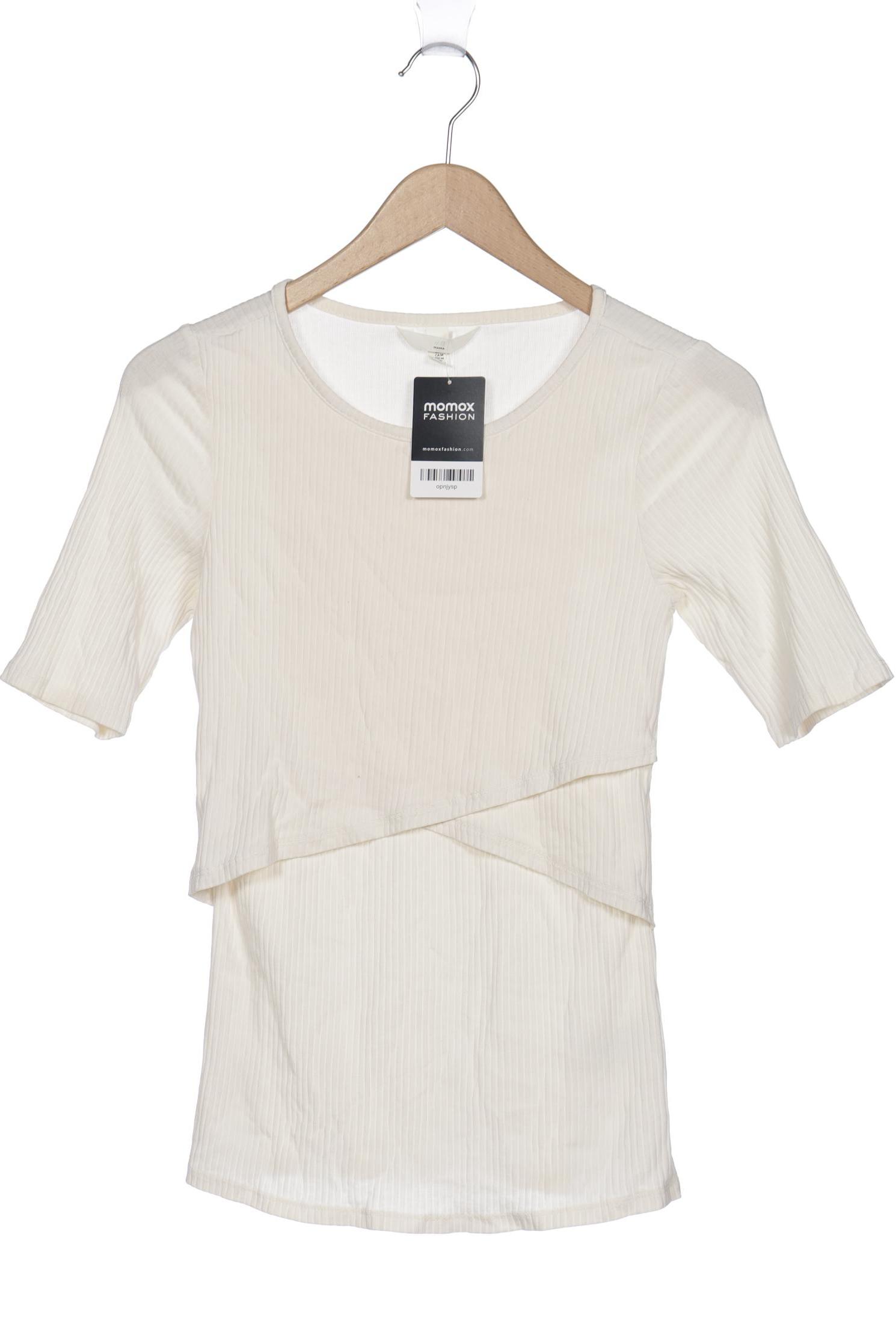 

H&M Mama Damen T-Shirt, cremeweiß