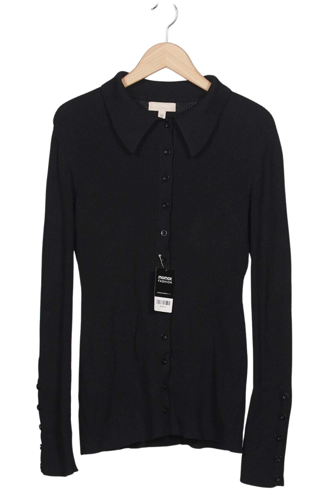 

H&M Mama Damen Strickjacke, schwarz, Gr. 38