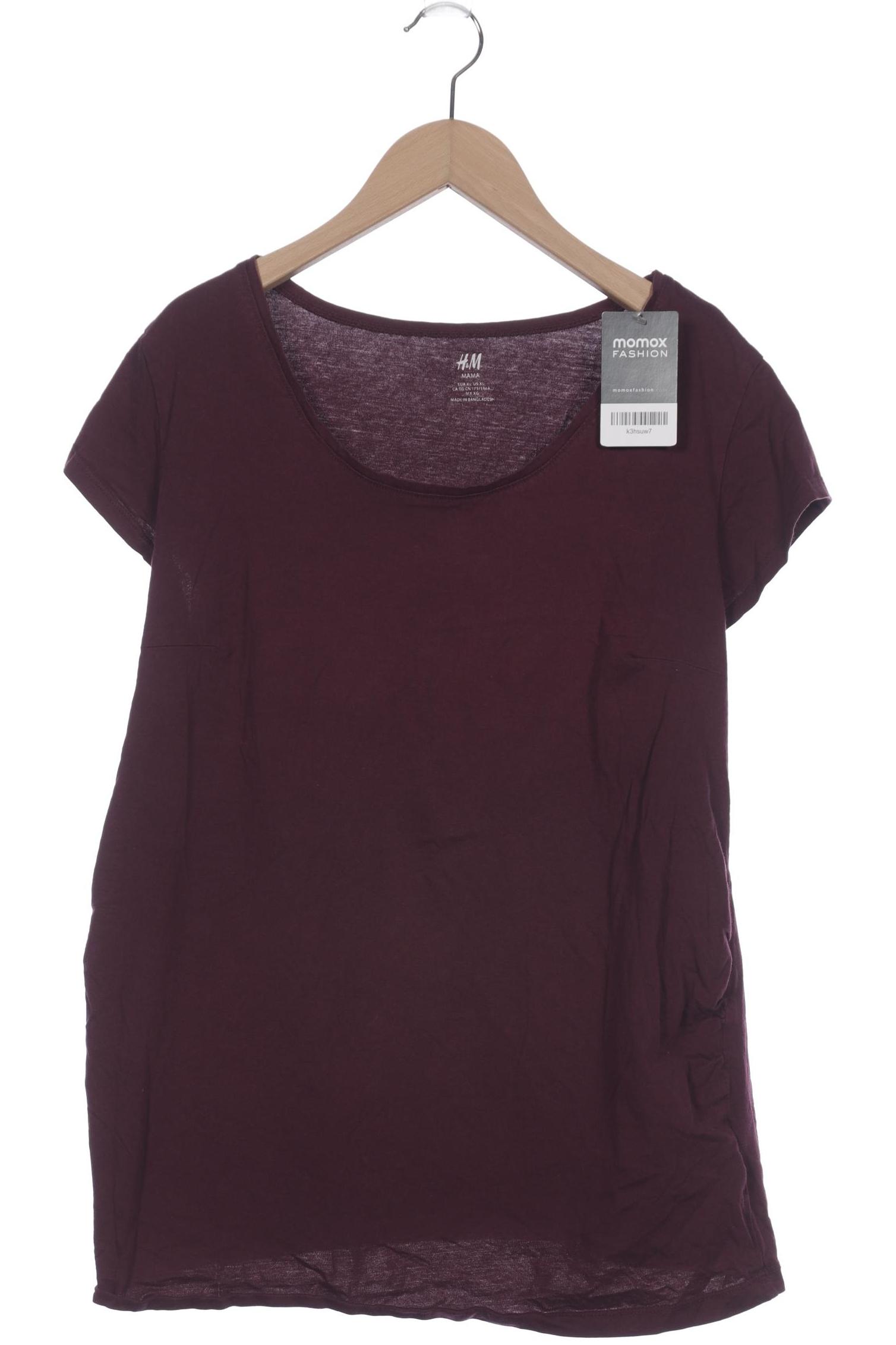 

H&M Mama Damen T-Shirt, bordeaux, Gr. 44