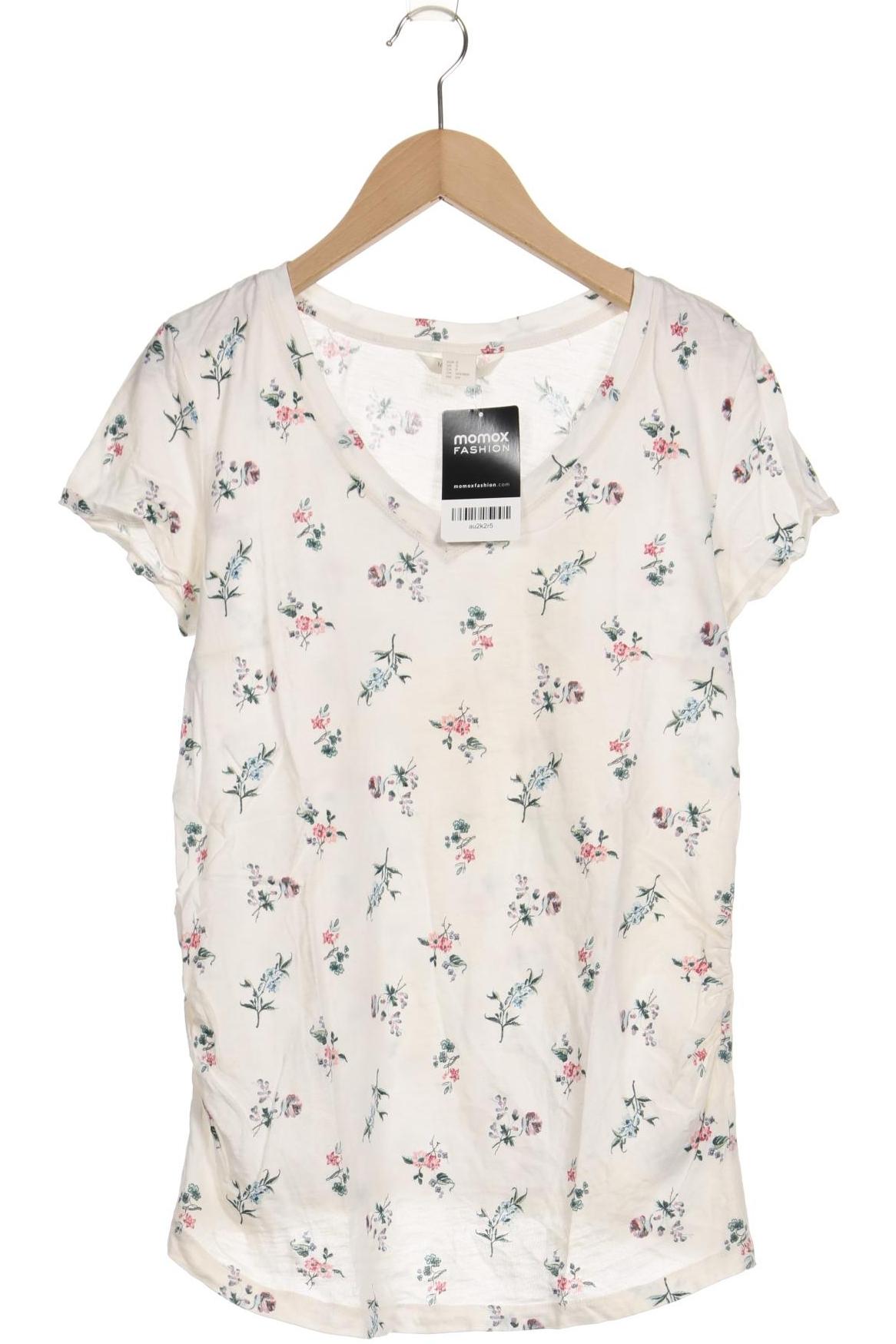 

H&M Mama Damen T-Shirt, cremeweiß, Gr. 36