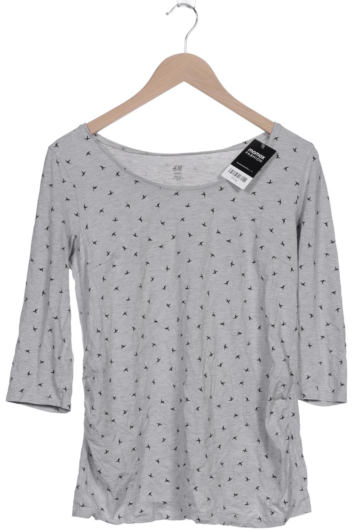 

H&M Mama Damen Langarmshirt, grau, Gr. 42