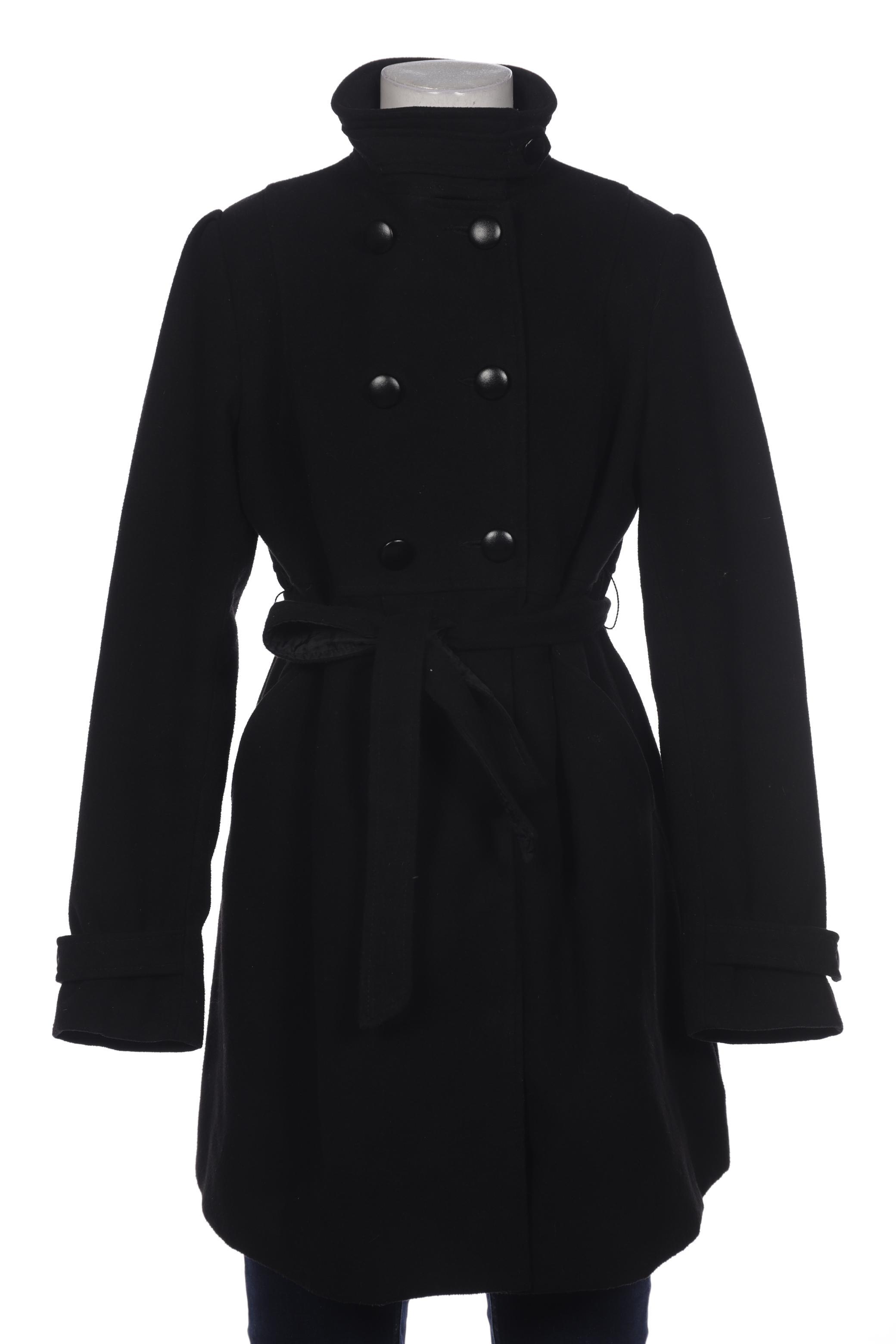 

H&M Mama Damen Mantel, schwarz, Gr. 38