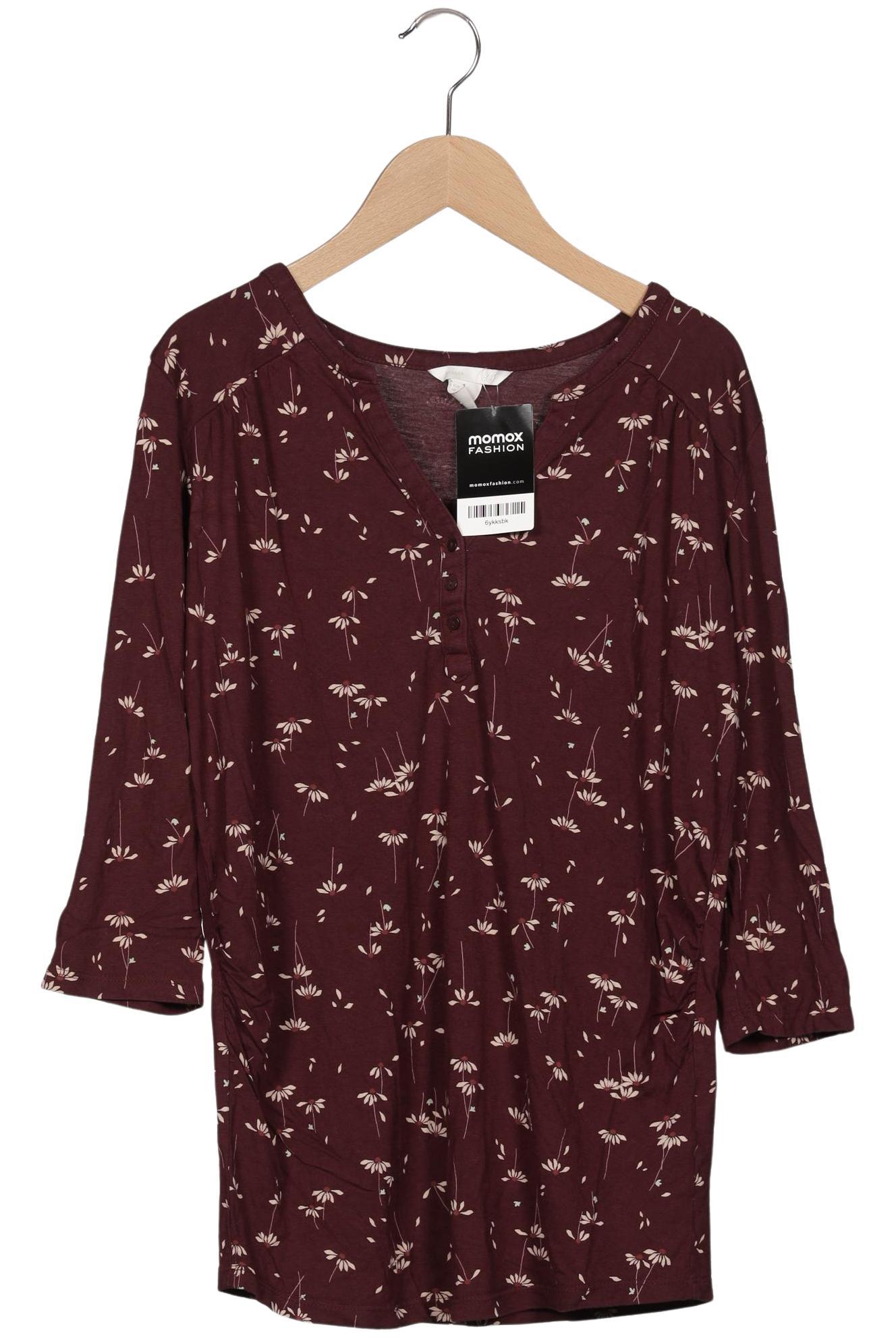 

H&M Mama Damen Langarmshirt, bordeaux, Gr. 38