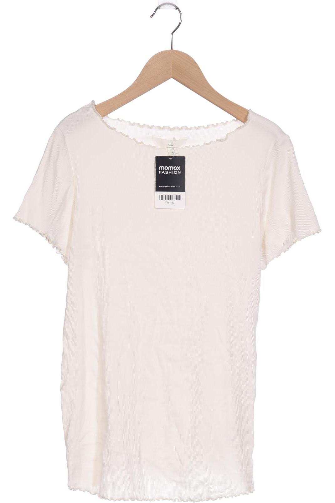 

H&M Mama Damen T-Shirt, cremeweiß, Gr. 42
