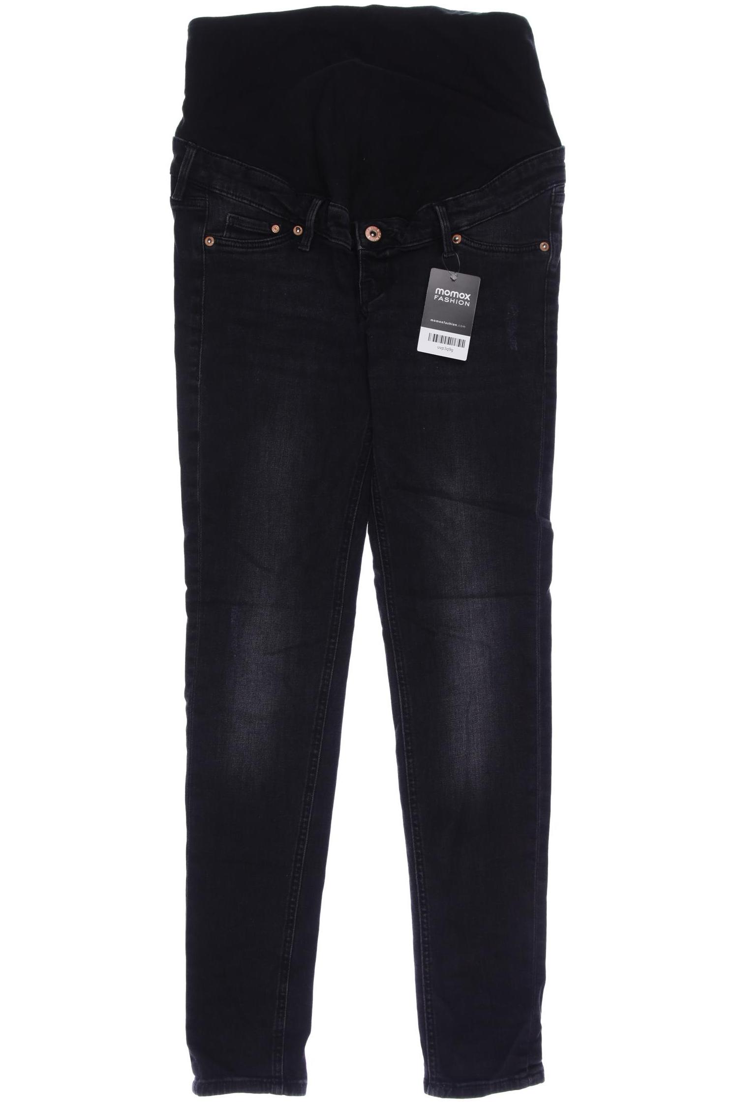 

H&M Mama Damen Jeans, schwarz