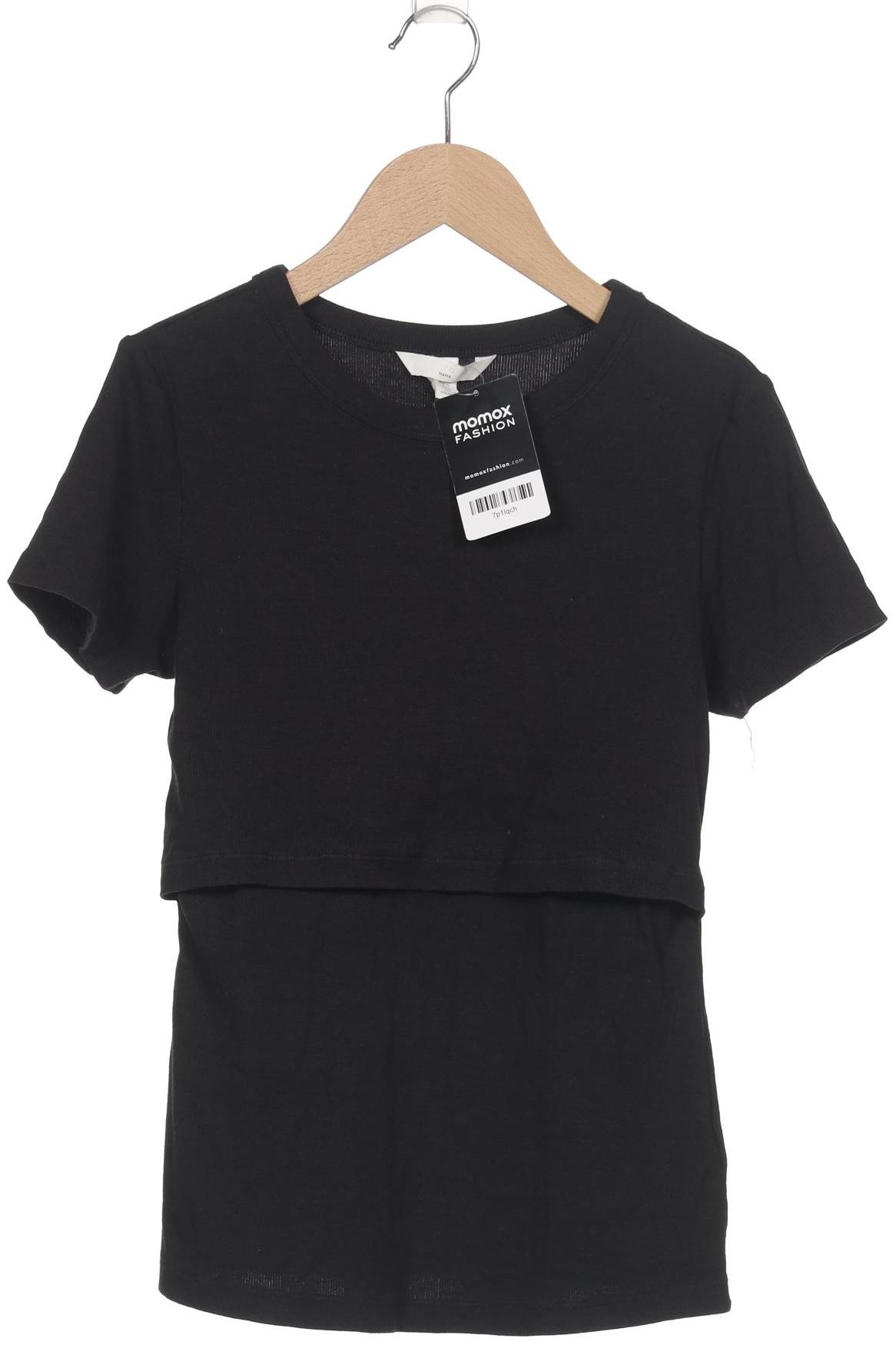 

H&M Mama Damen T-Shirt, schwarz, Gr. 38