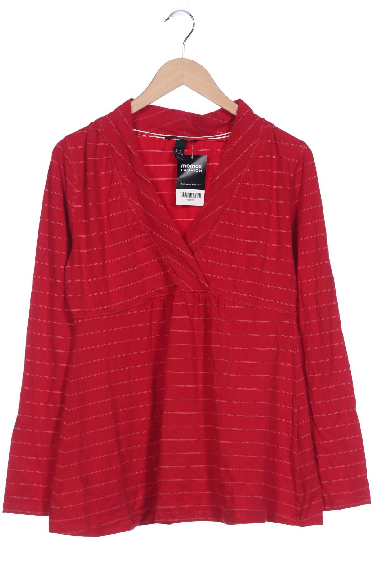 

H&M Mama Damen Langarmshirt, rot, Gr. 42