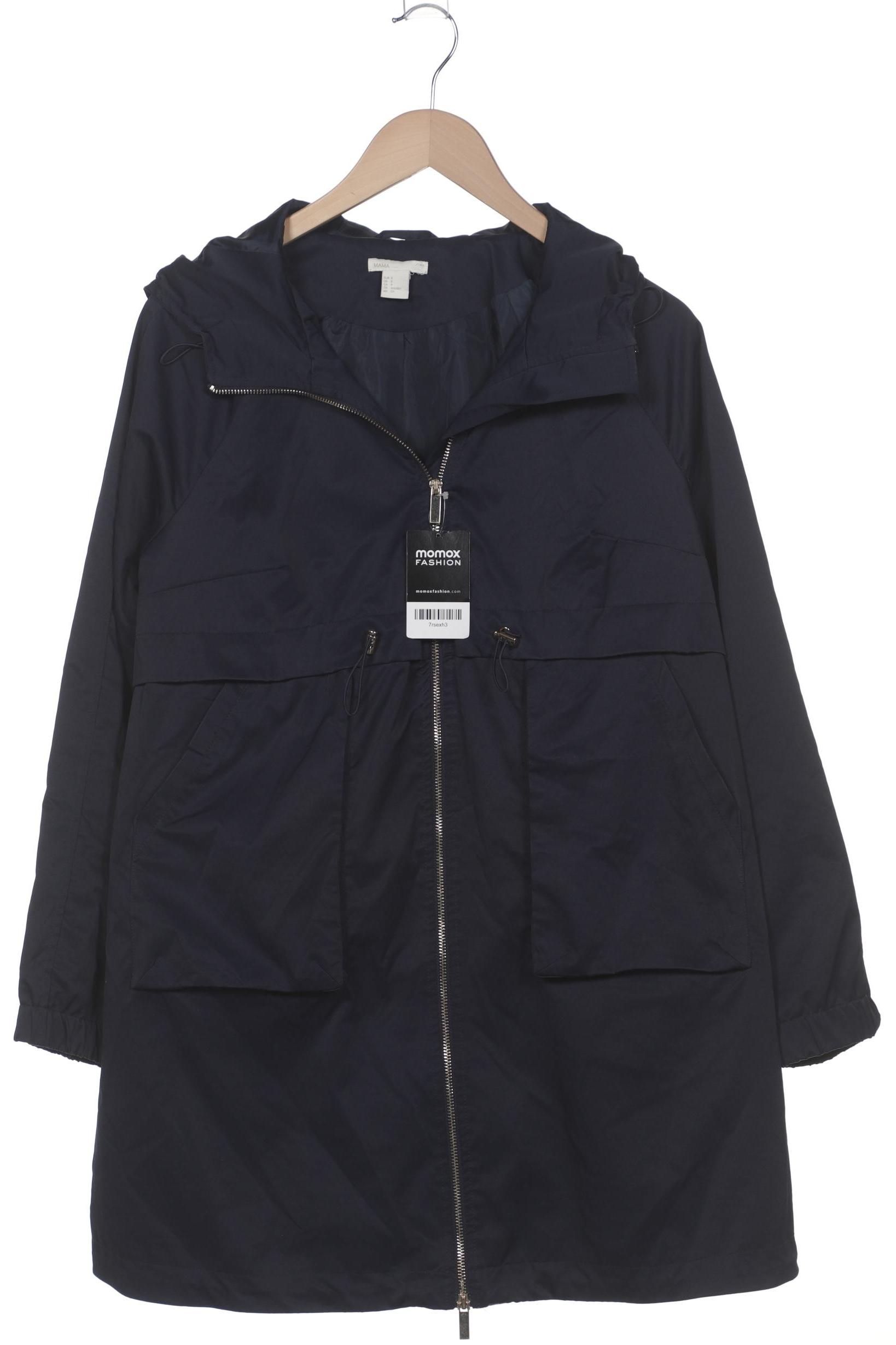 

H&M Mama Damen Mantel, marineblau, Gr. 36