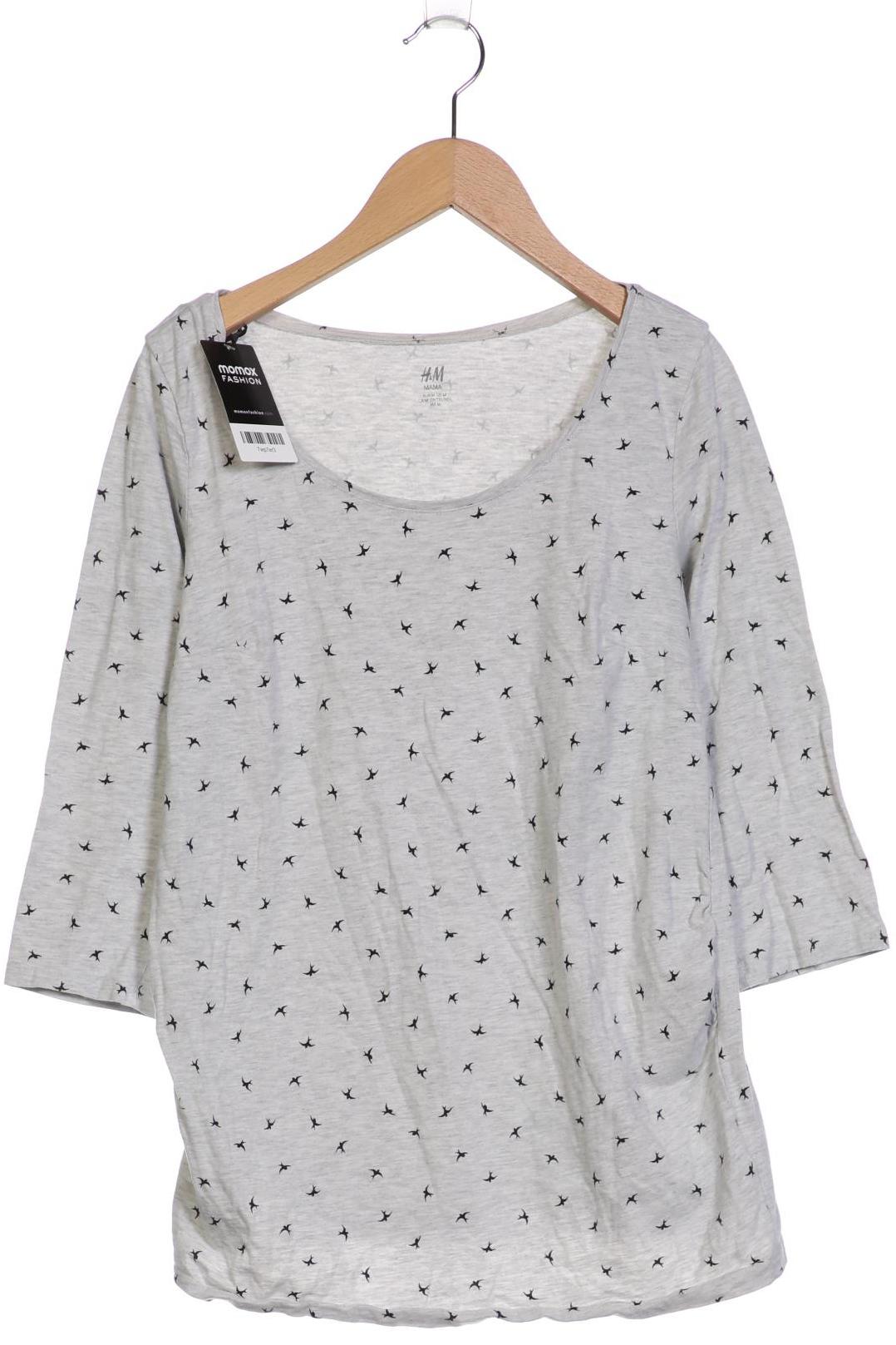 

H&M Mama Damen Langarmshirt, grau, Gr. 38