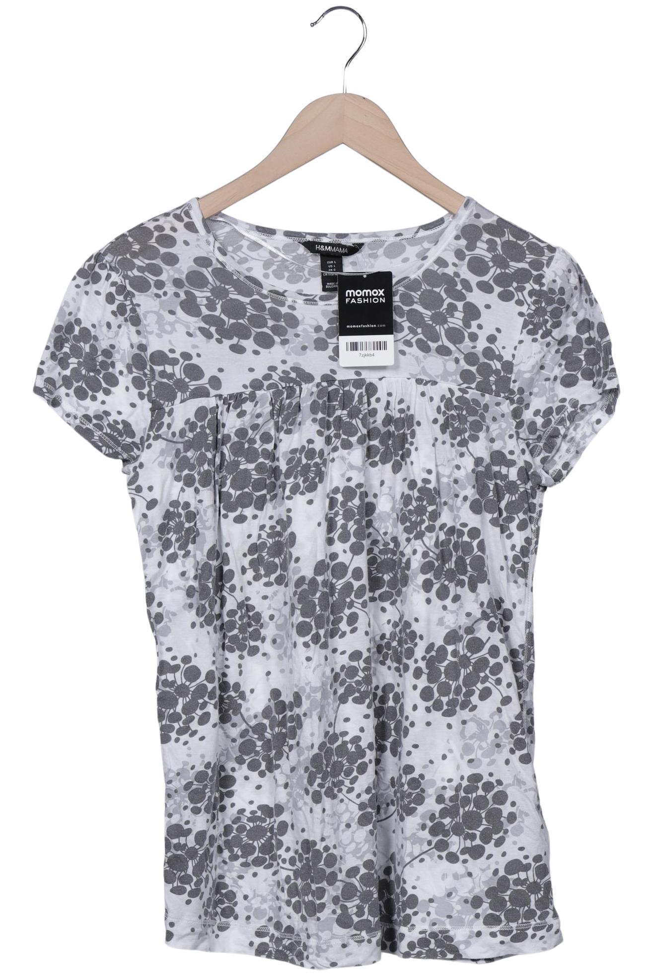 

H&M Mama Damen T-Shirt, grau, Gr. 42