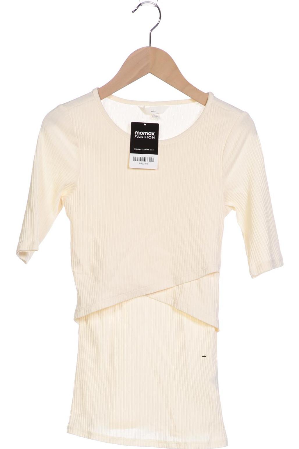 

H&M Mama Damen T-Shirt, cremeweiß