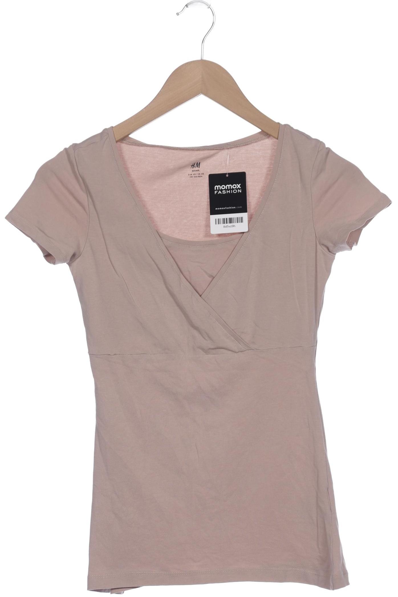 

H&M Mama Damen T-Shirt, beige, Gr. 34