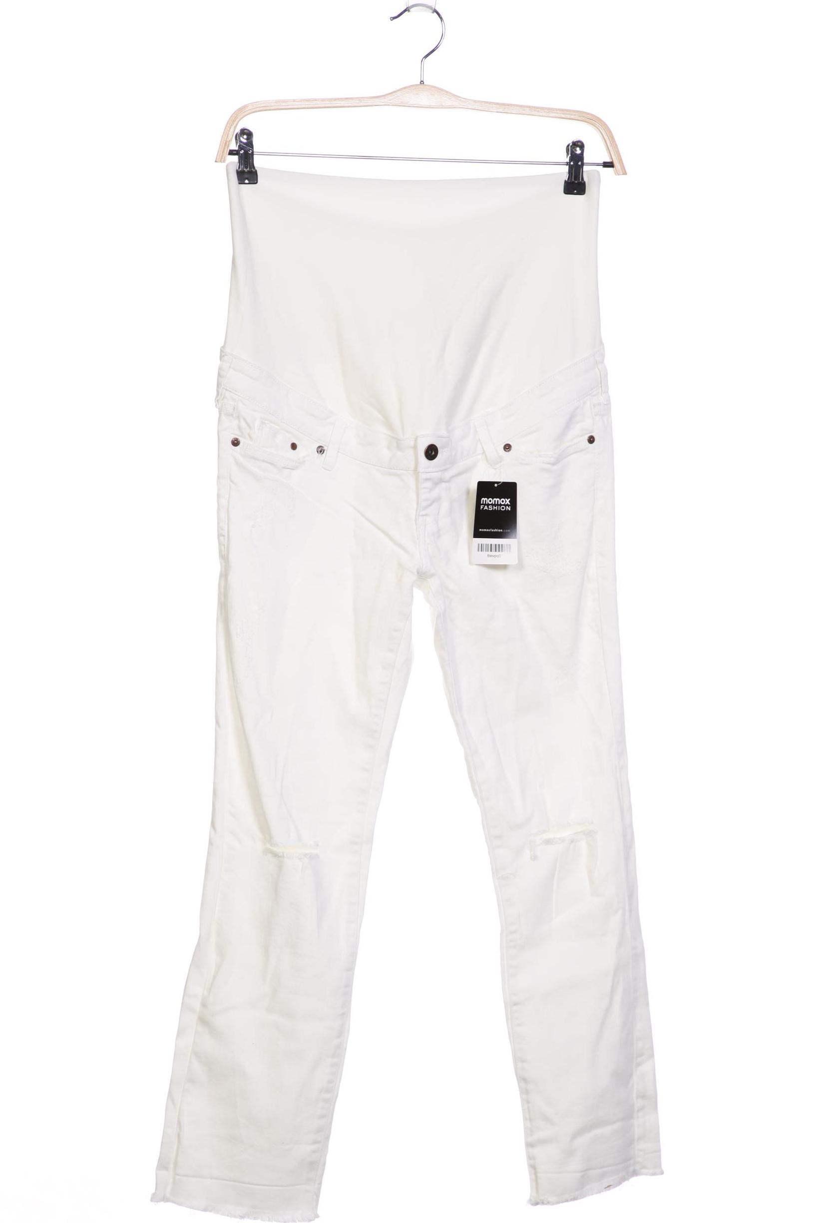 

H&M Mama Damen Jeans, cremeweiß, Gr. 40