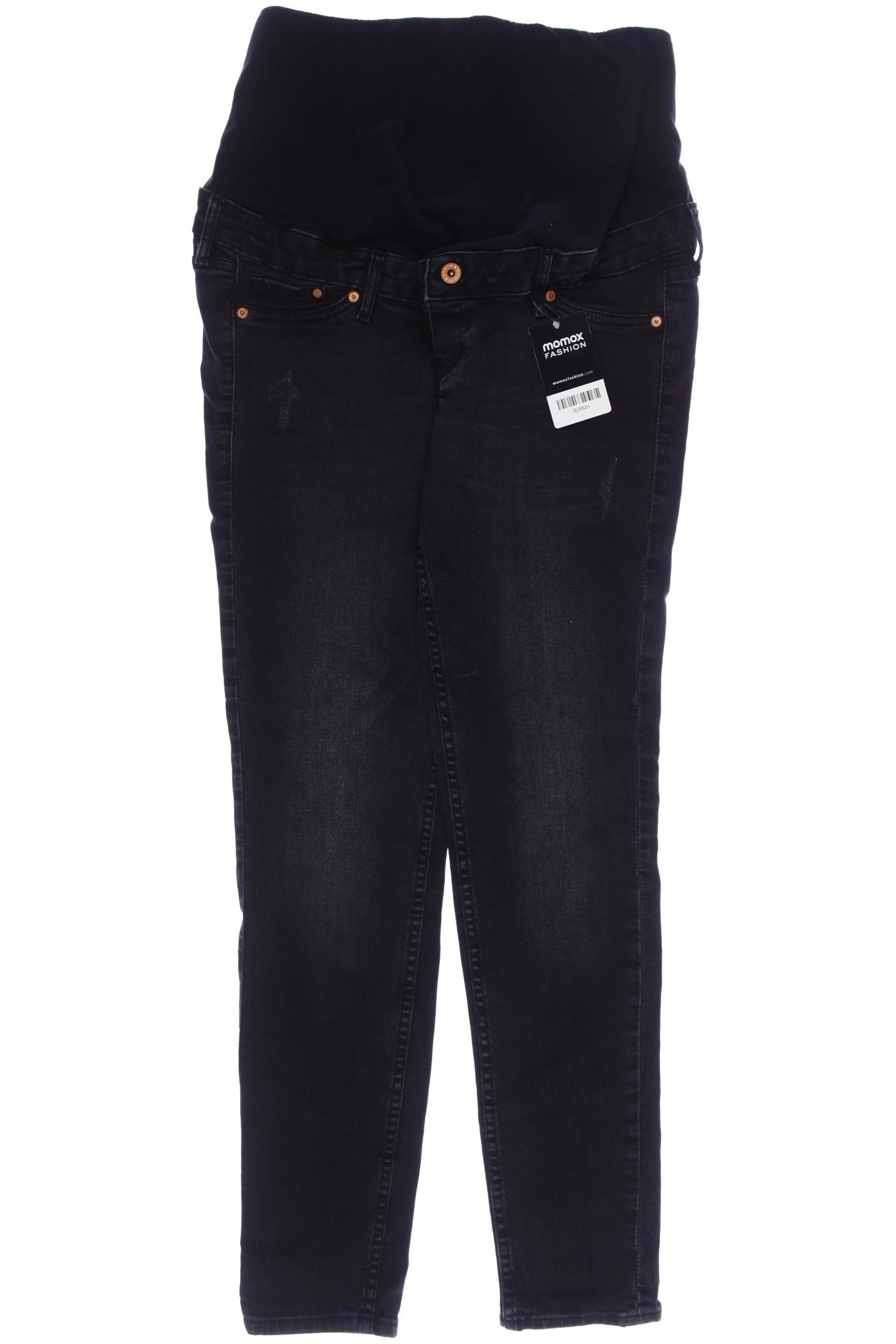 

H&M Mama Damen Jeans, schwarz, Gr. 42