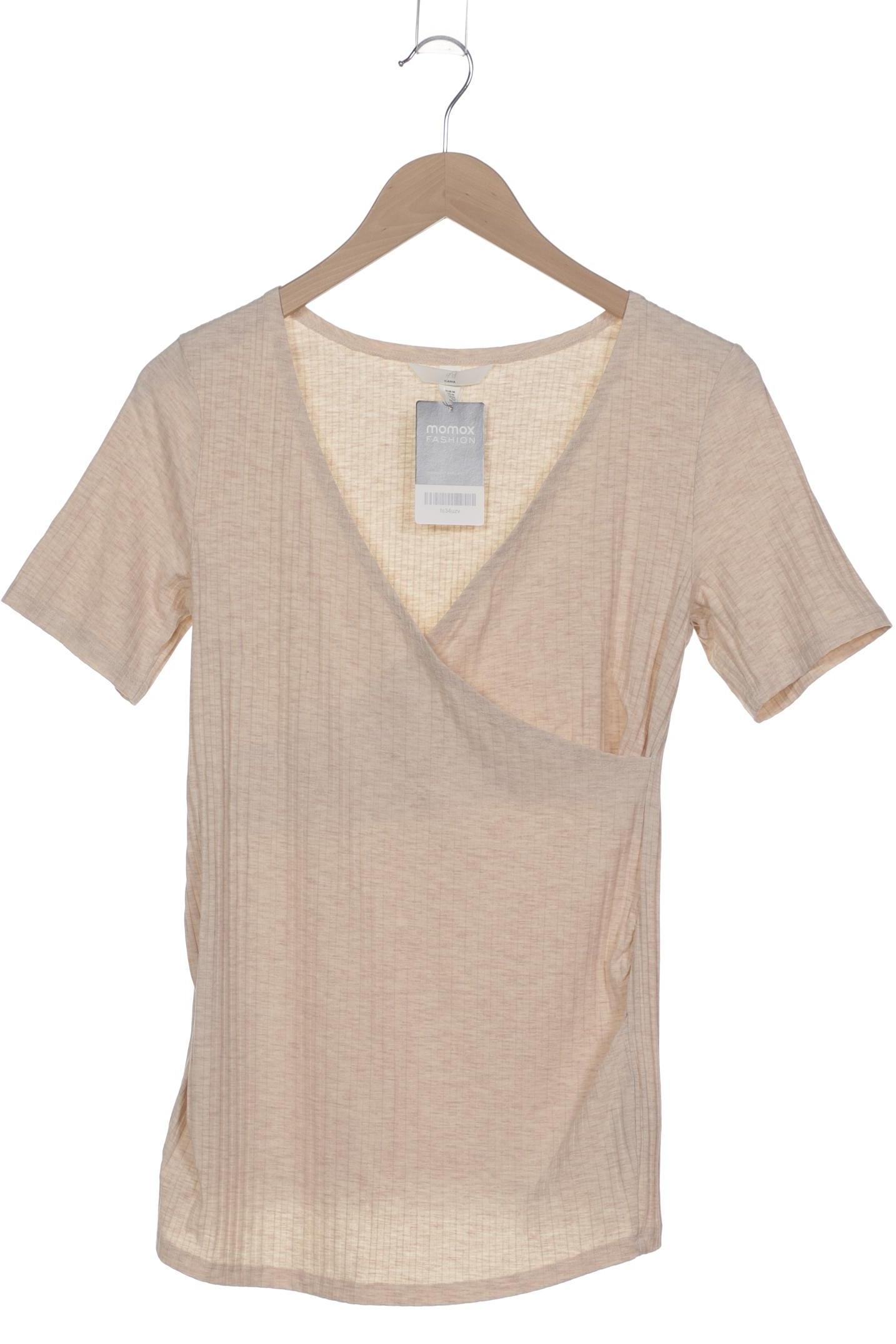 

H&M Mama Damen T-Shirt, beige, Gr. 38