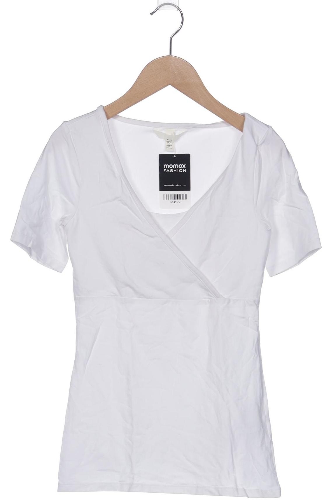 

H&M Mama Damen T-Shirt, weiß, Gr. 34