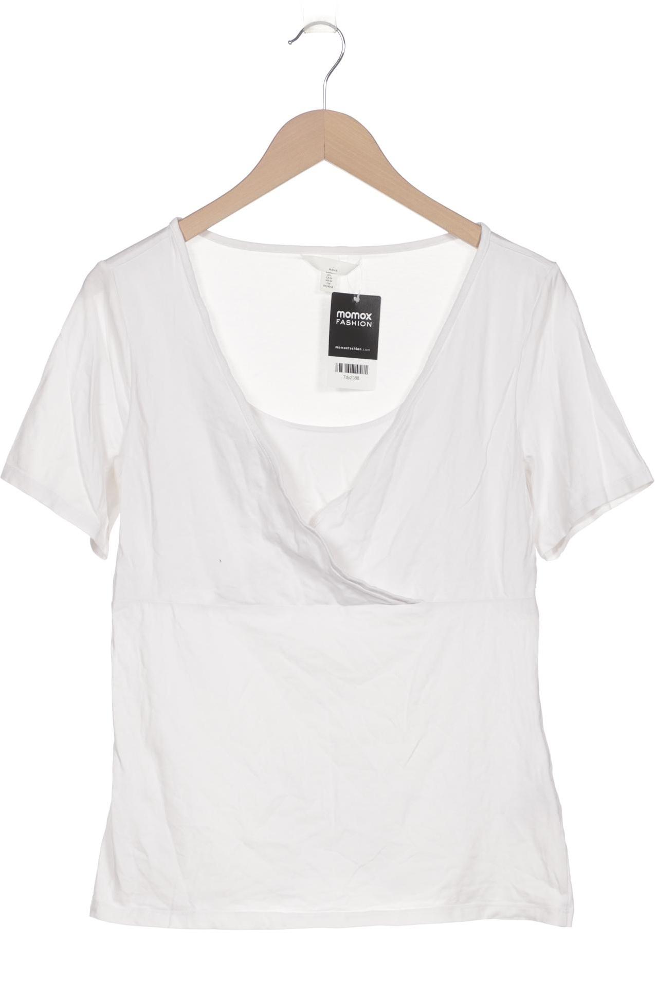 

H&M Mama Damen T-Shirt, weiß, Gr. 42