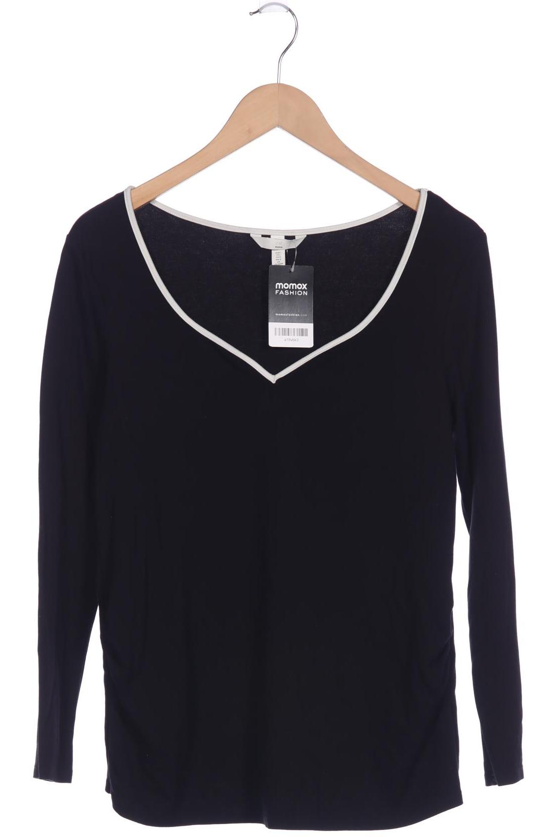 

H&M Mama Damen Langarmshirt, schwarz, Gr. 42