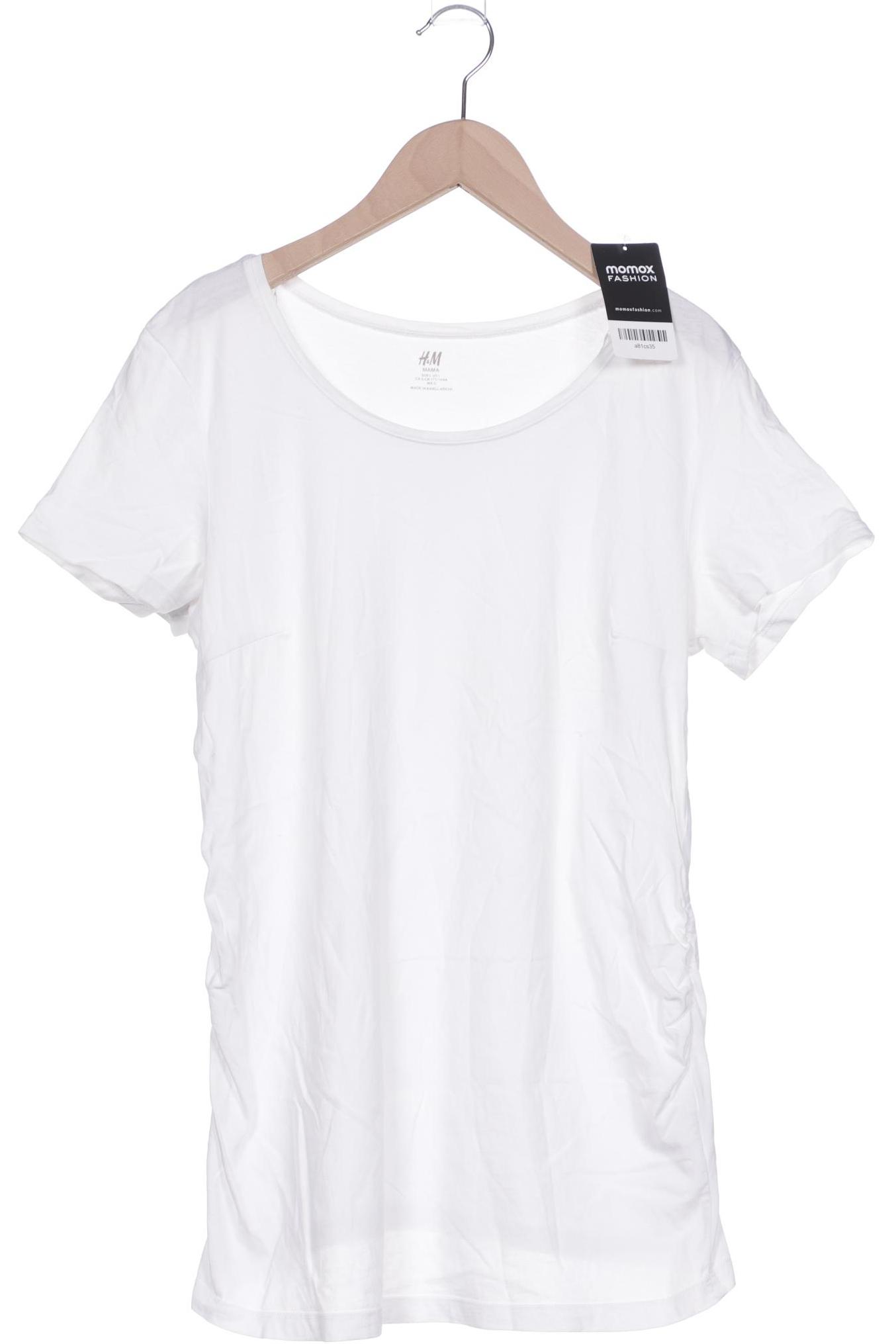 

H&M Mama Damen T-Shirt, weiß, Gr. 42