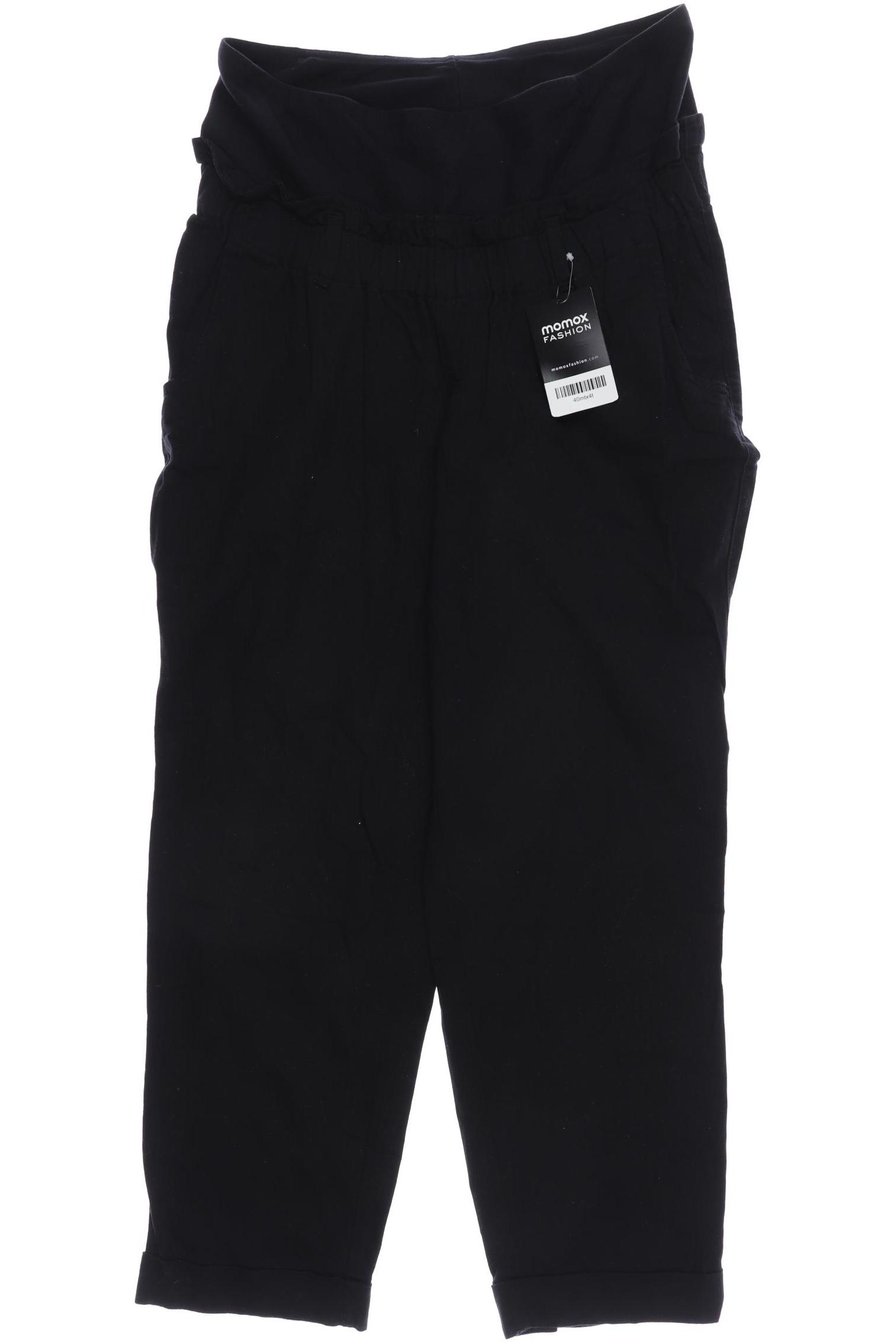 

H&M Mama Damen Stoffhose, schwarz, Gr. 0