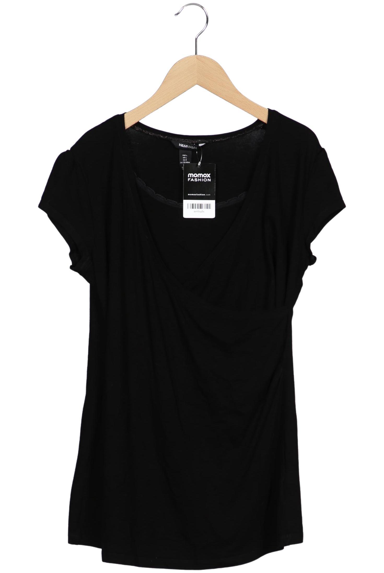 

H&M Mama Damen T-Shirt, schwarz, Gr. 42