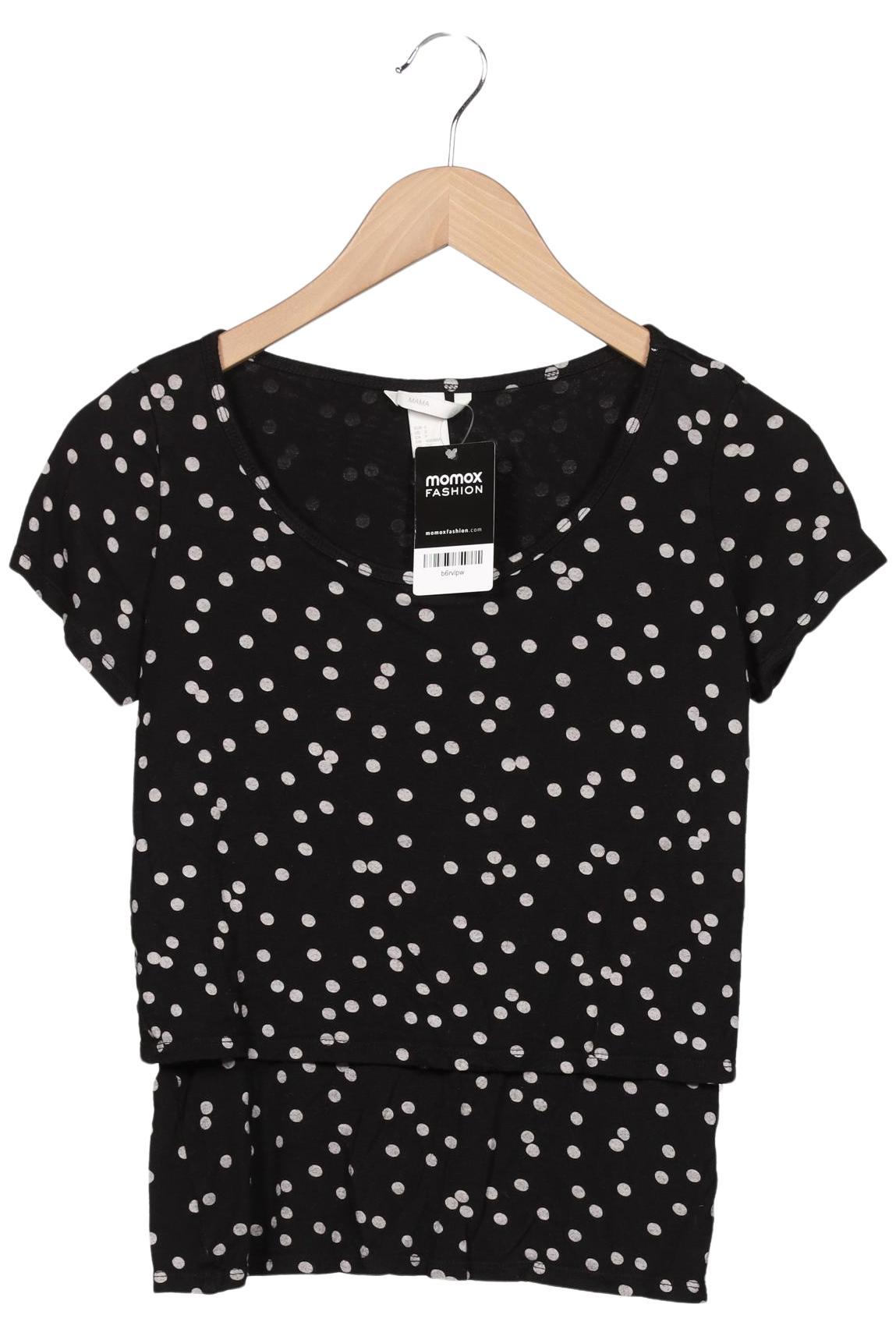 

H&M Mama Damen T-Shirt, schwarz, Gr. 36
