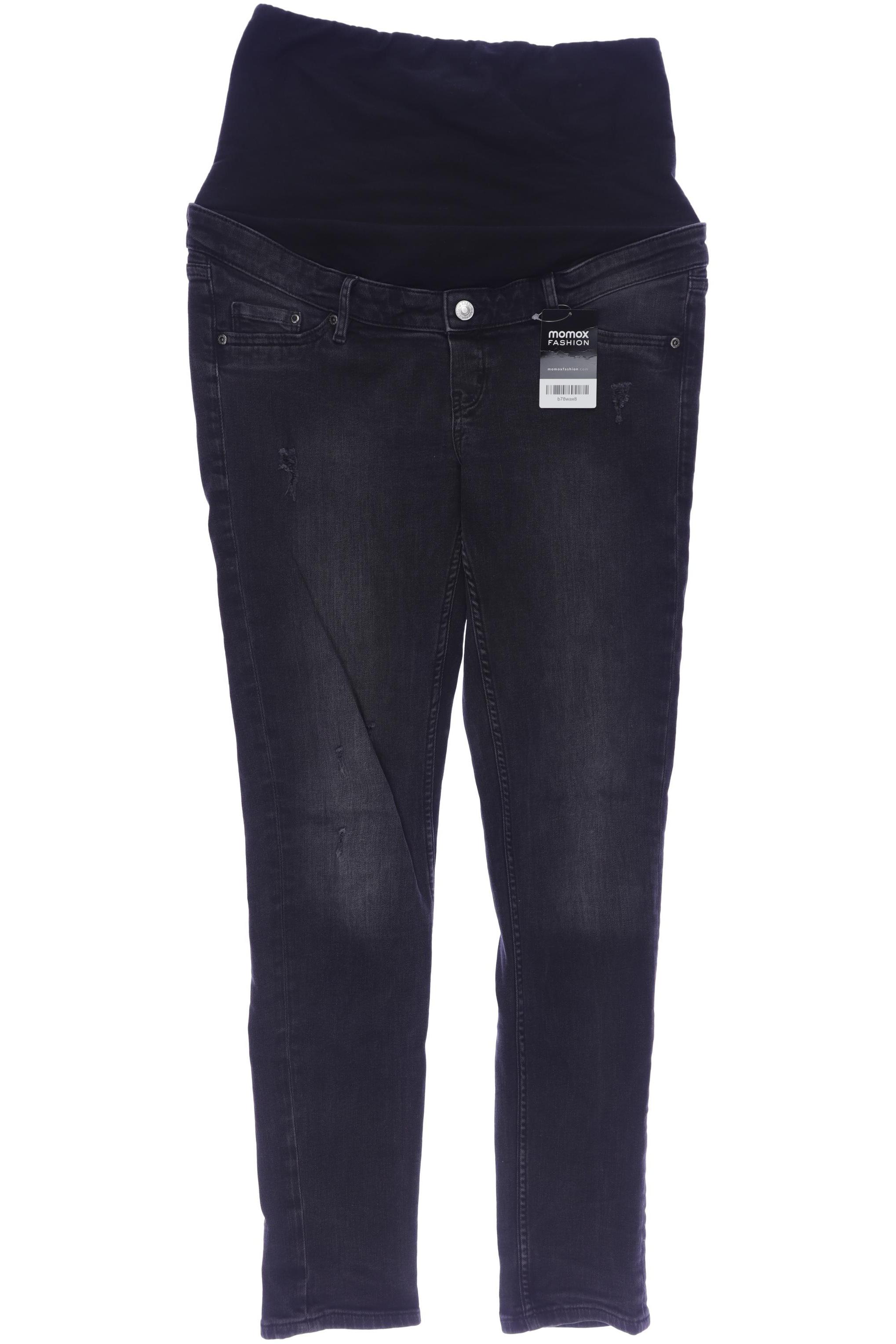 

H&M Mama Damen Jeans, schwarz, Gr. 42