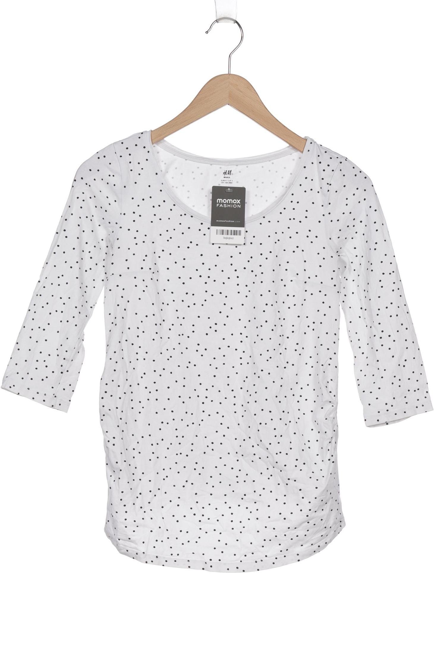 

H&M Mama Damen Langarmshirt, weiß