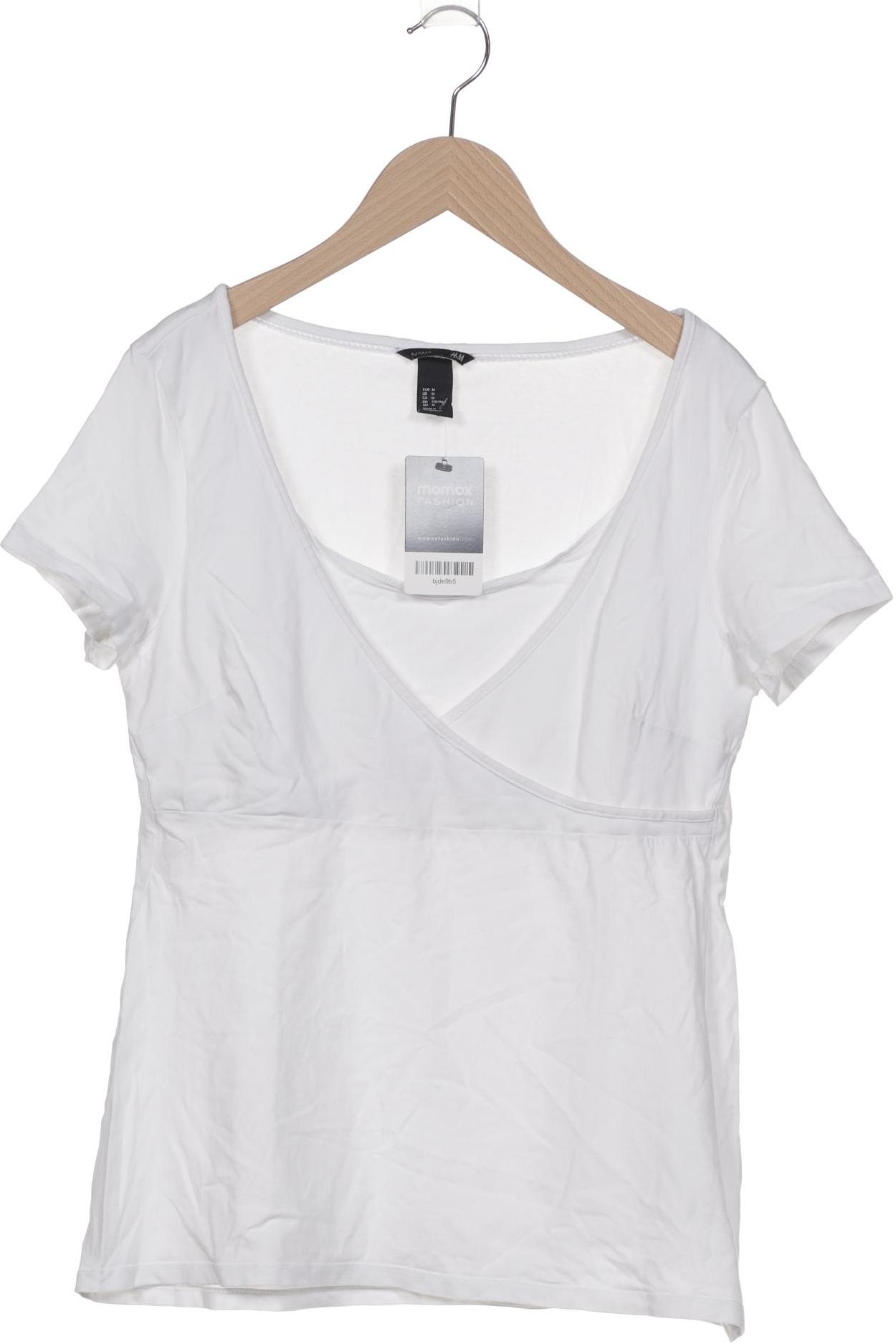 

H&M Mama Damen T-Shirt, weiß, Gr. 38