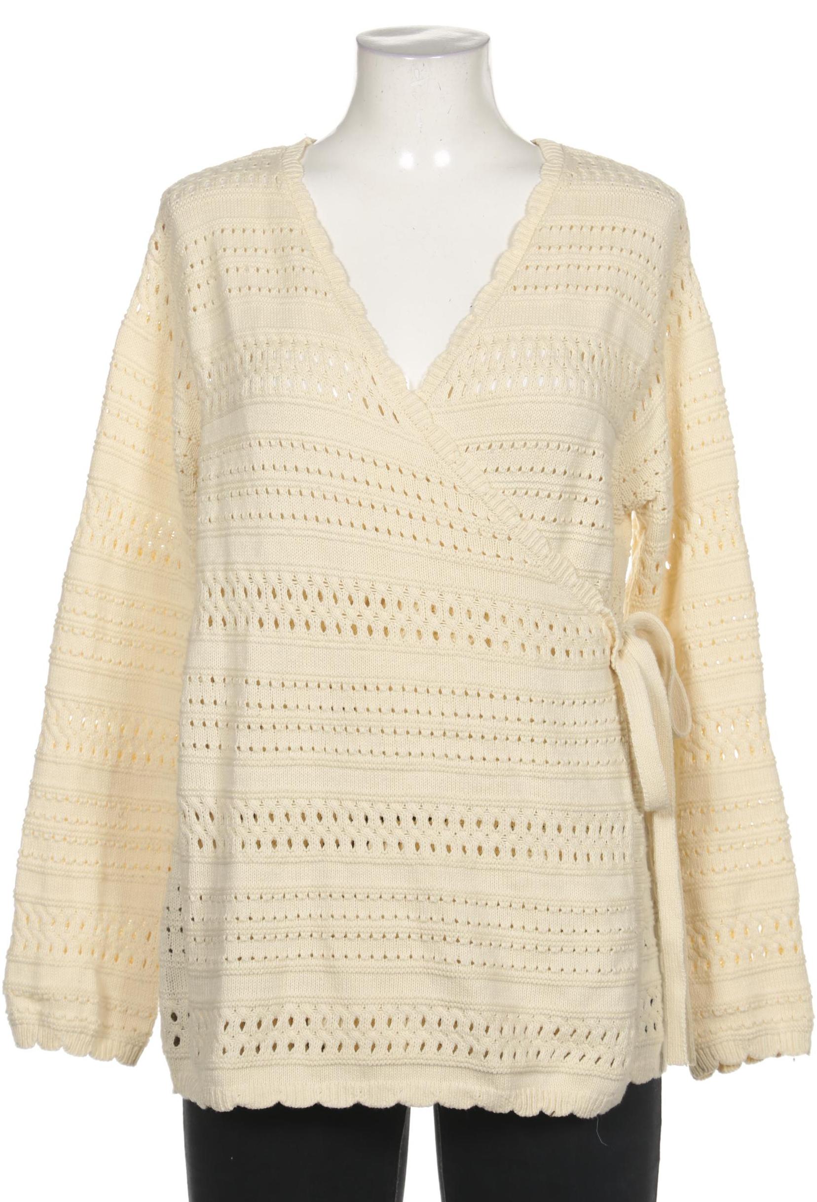 

H&M Mama Damen Strickjacke, cremeweiß, Gr. 38