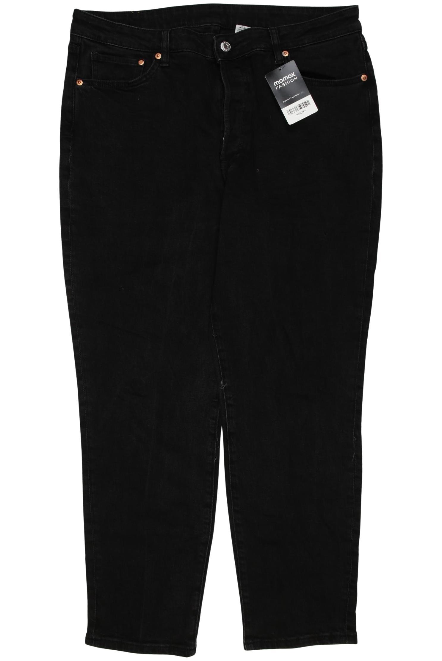 

H&M Mama Damen Jeans, schwarz, Gr. 46
