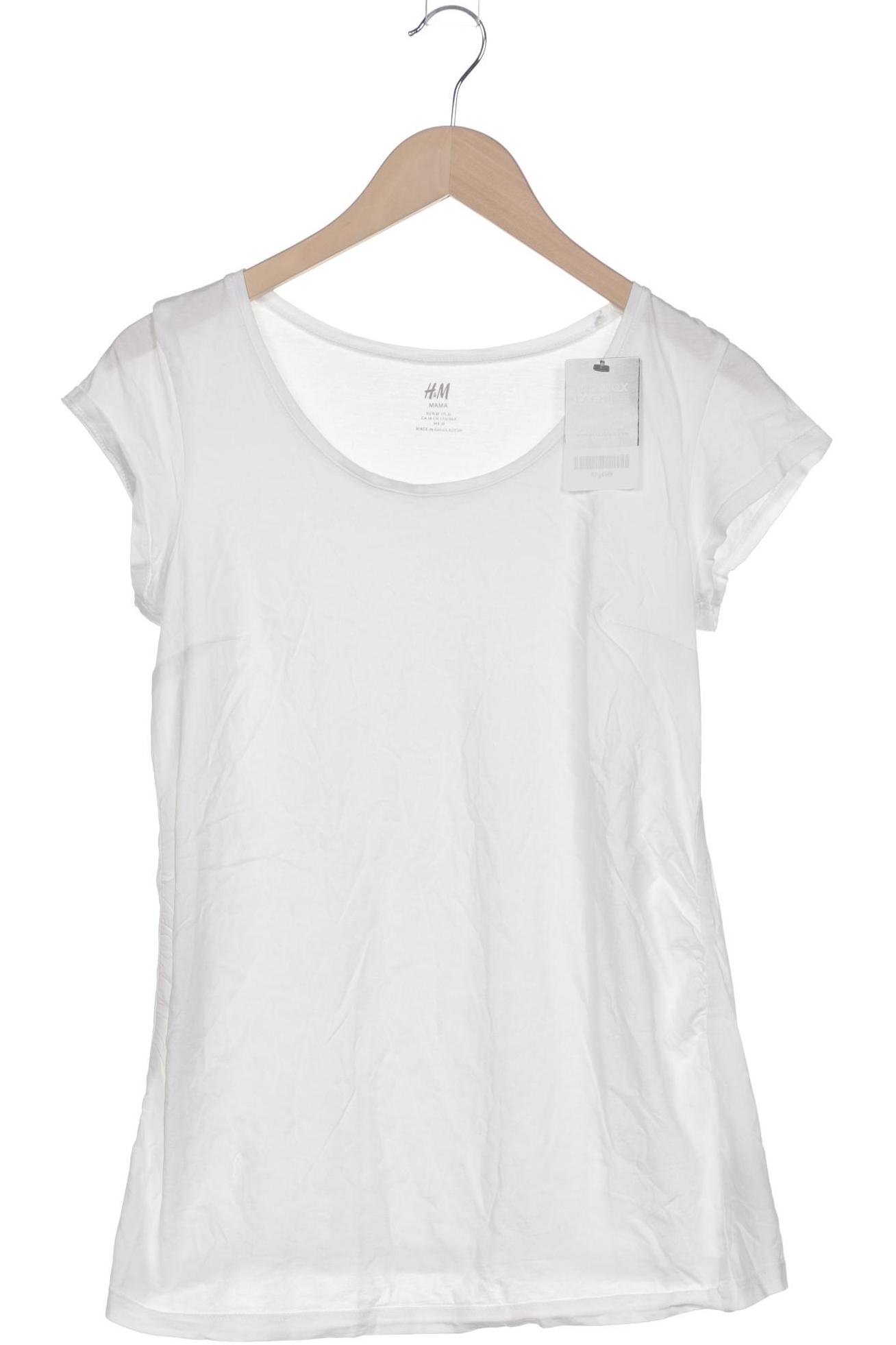 

H&M Mama Damen T-Shirt, weiß, Gr. 38