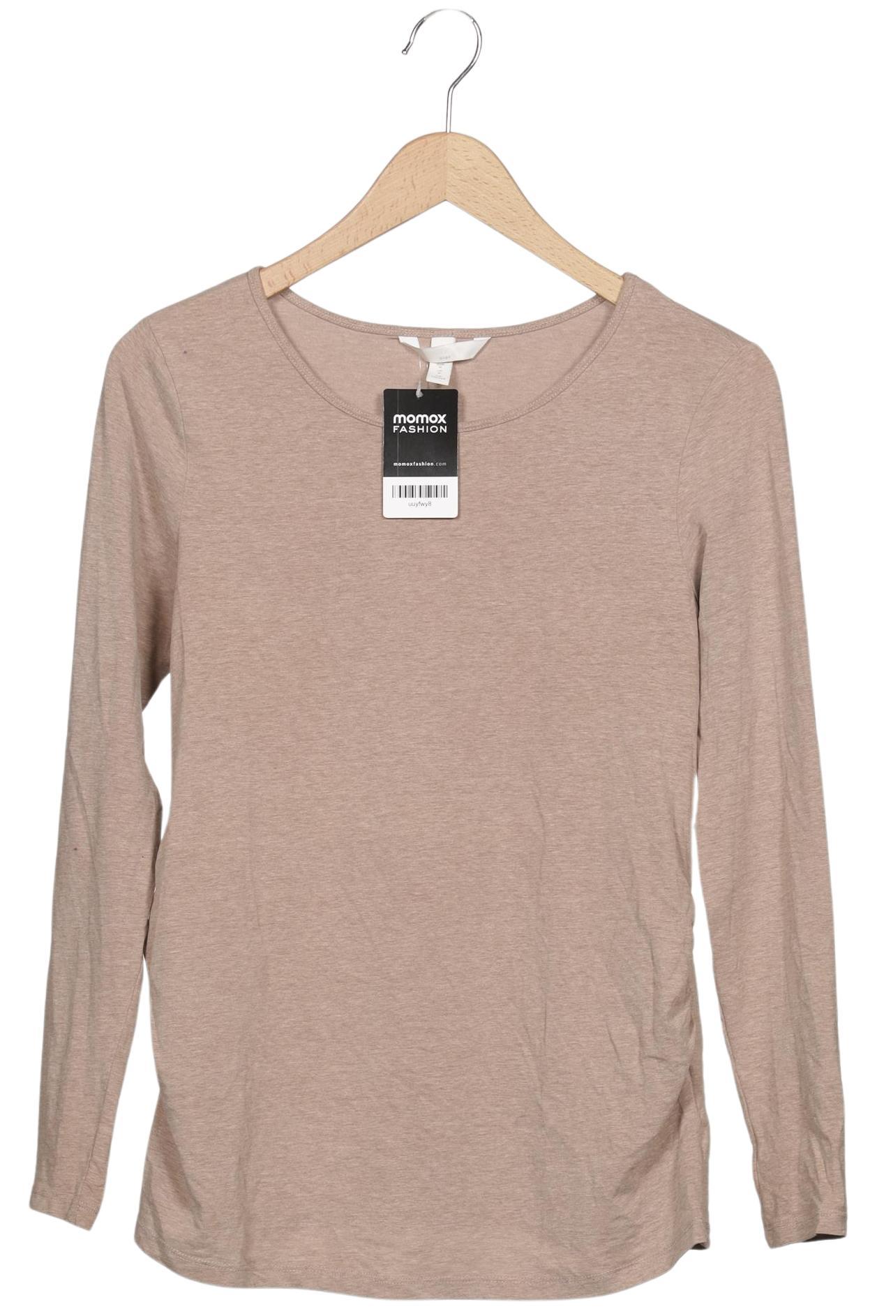 

H&M Mama Damen Langarmshirt, beige, Gr. 38
