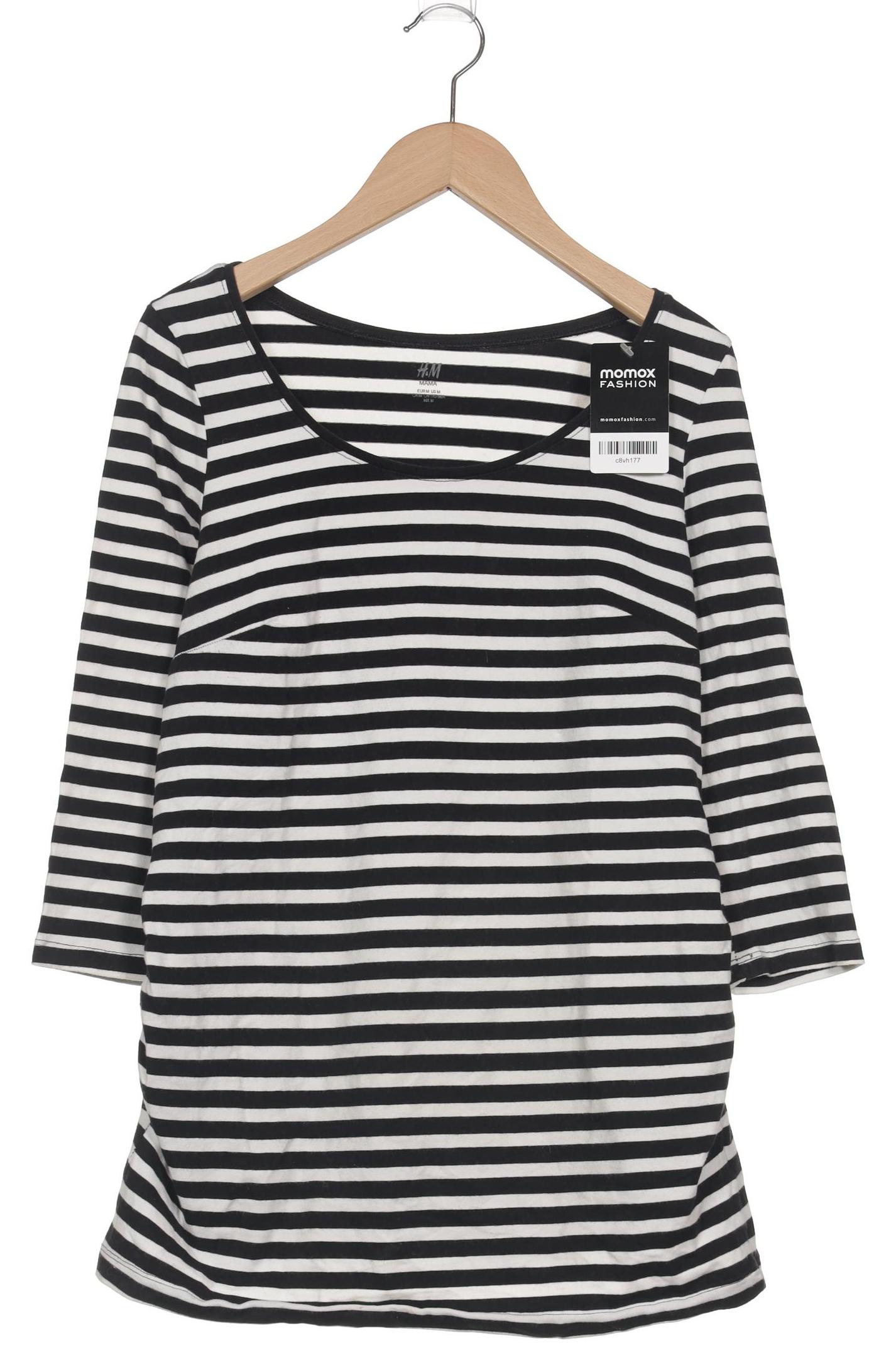 

H&M Mama Damen Langarmshirt, weiß, Gr. 38