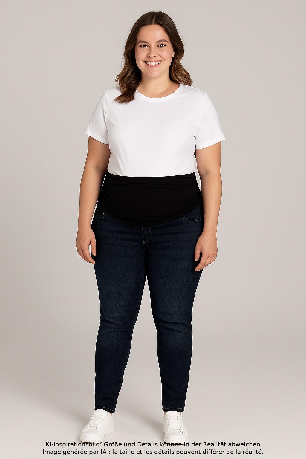 

H&M Mama Damen Jeans, blau, Gr. 0