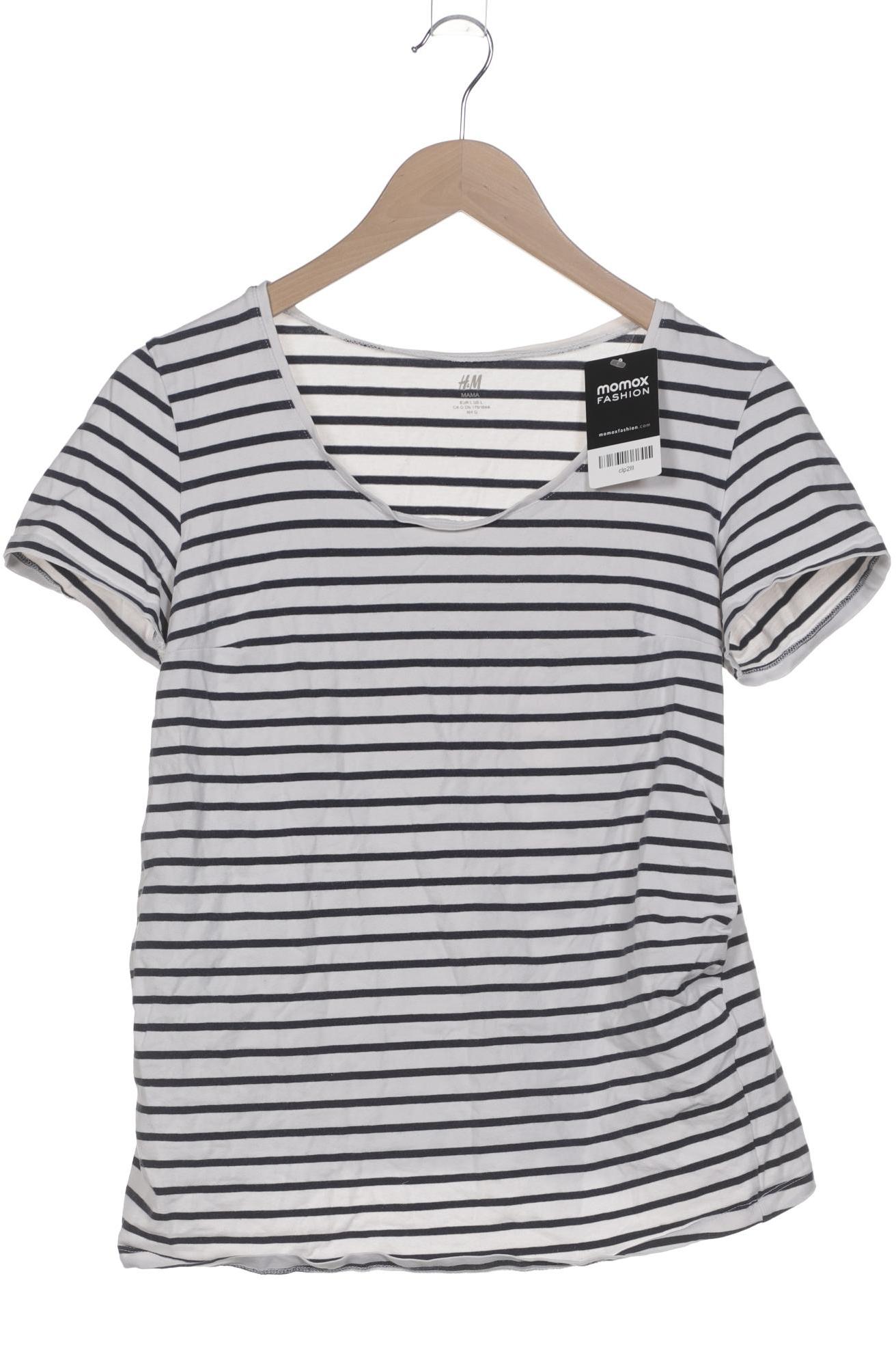 

H&M Mama Damen T-Shirt, weiß, Gr. 42