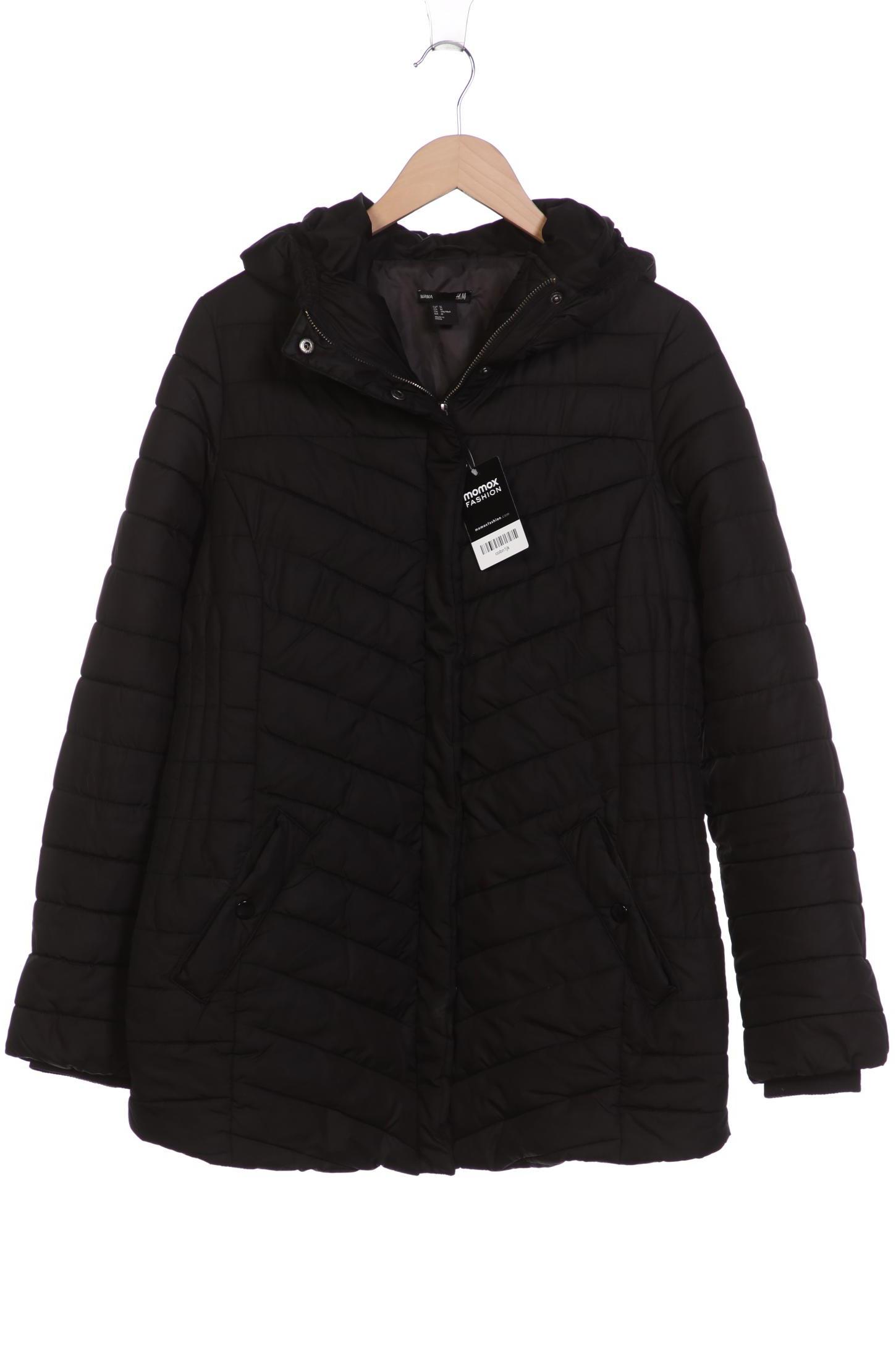 

H&M Mama Damen Mantel, schwarz, Gr. 38