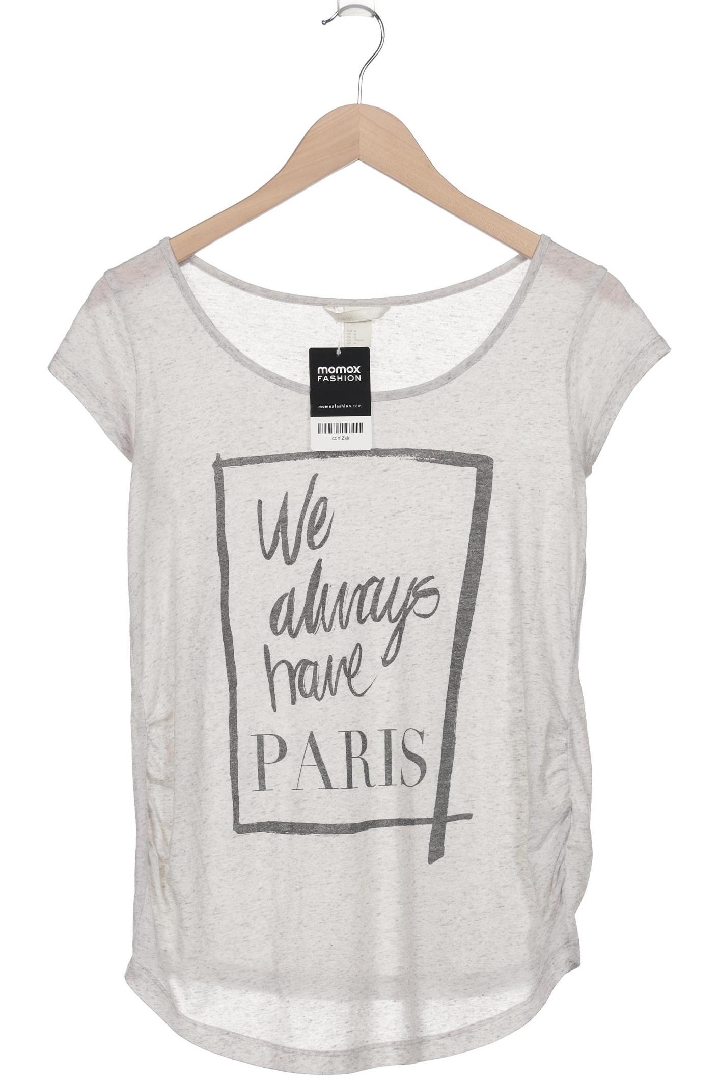 

H&M Mama Damen T-Shirt, grau, Gr. 38