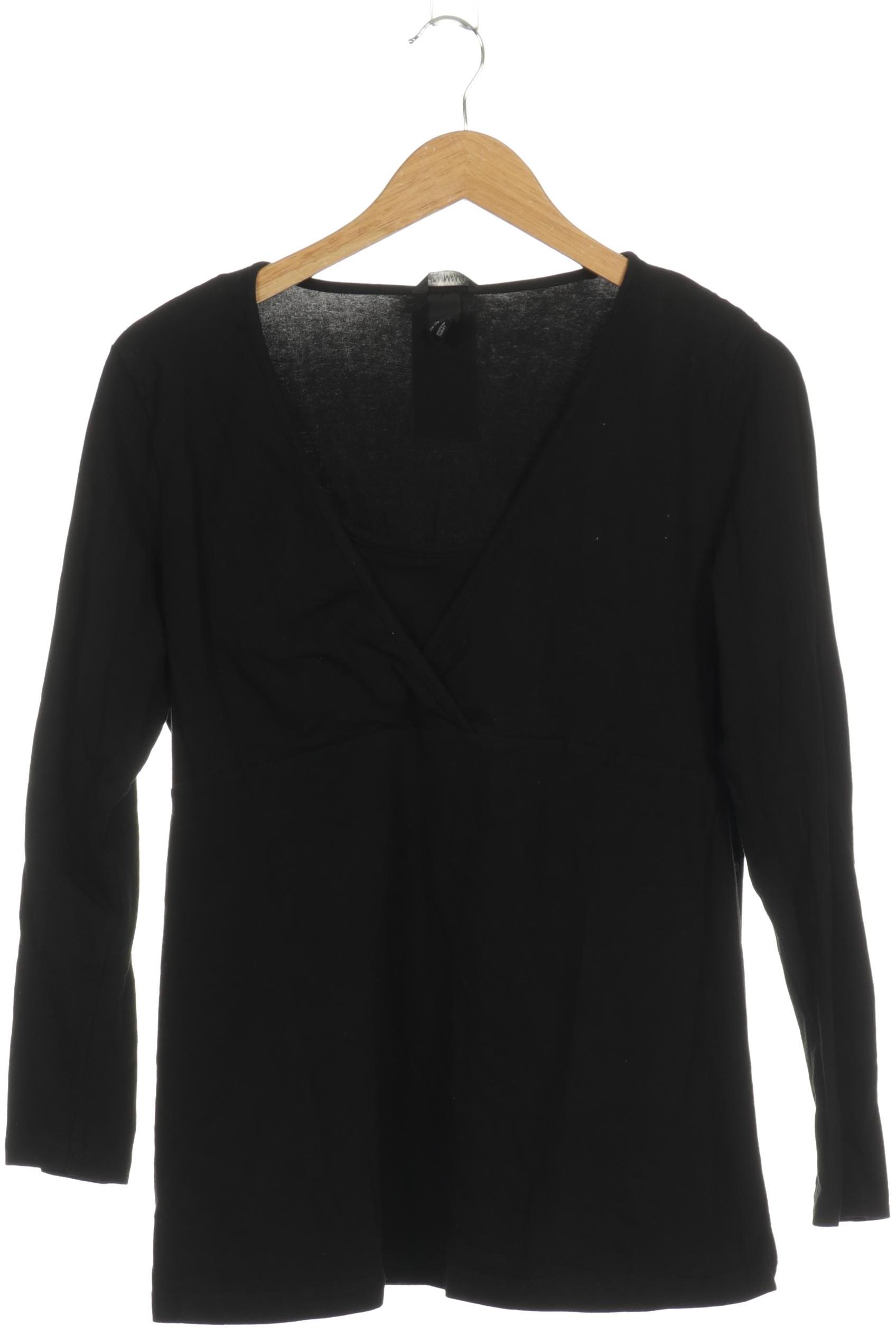 

H&M Mama Damen Langarmshirt, schwarz, Gr.