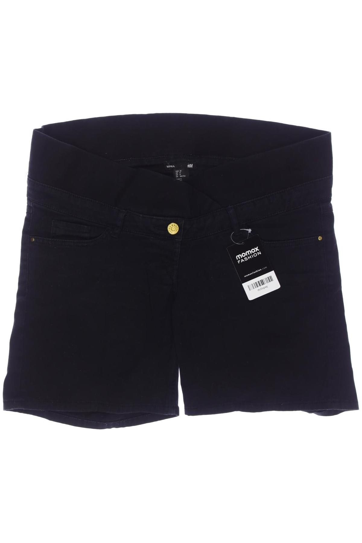 

H&M Mama Damen Shorts, schwarz, Gr. 38