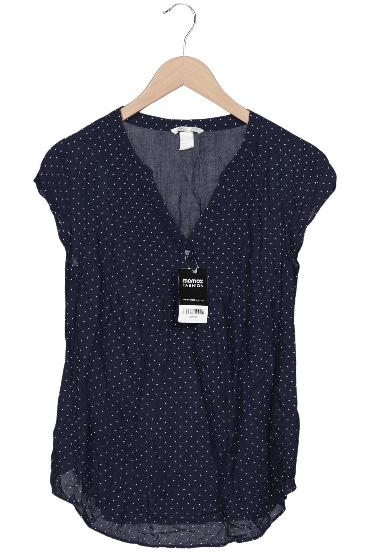 

H&M Mama Damen Bluse, marineblau, Gr. 38