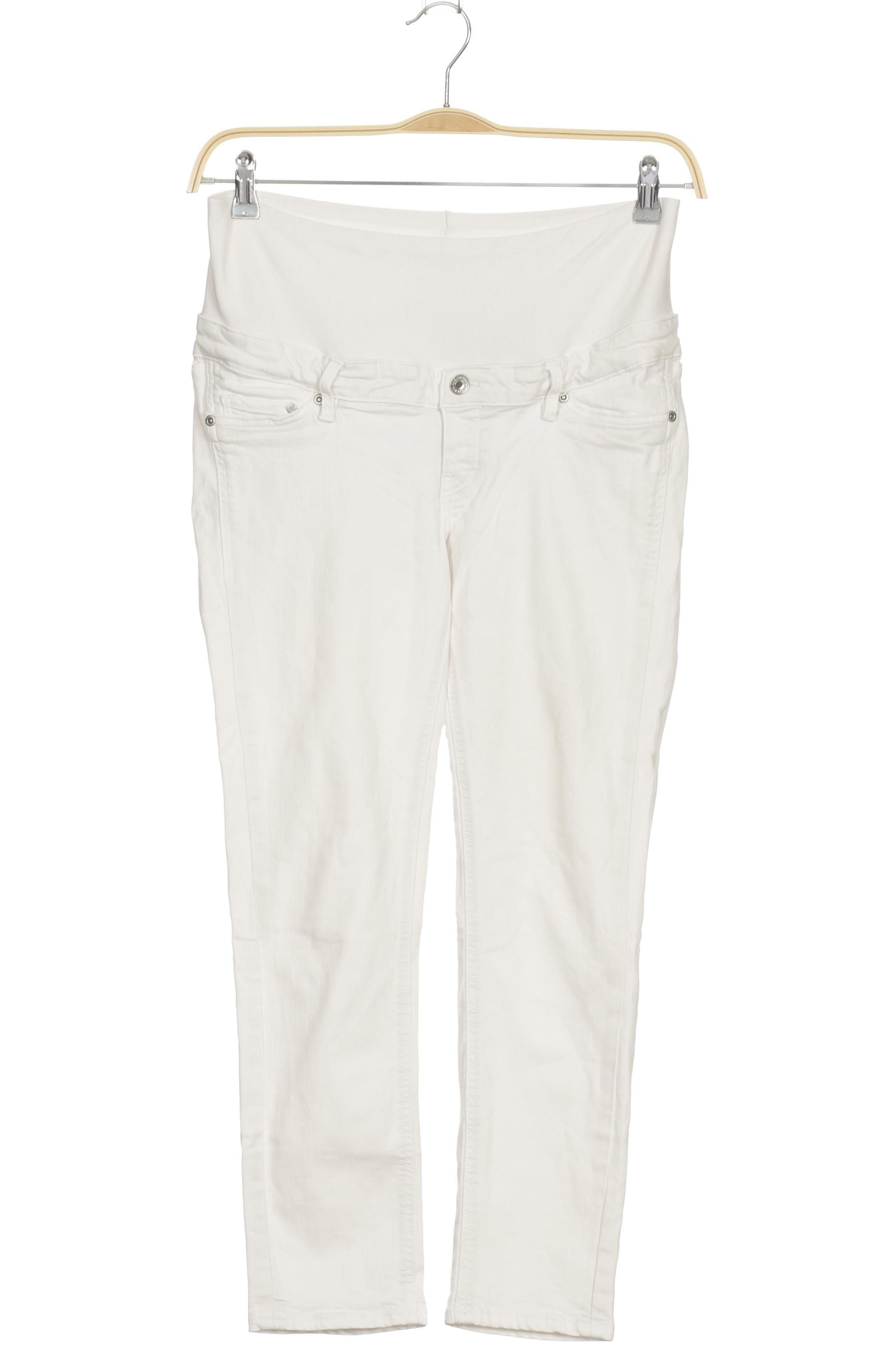 

H&M Mama Damen Jeans, weiß, Gr. 38