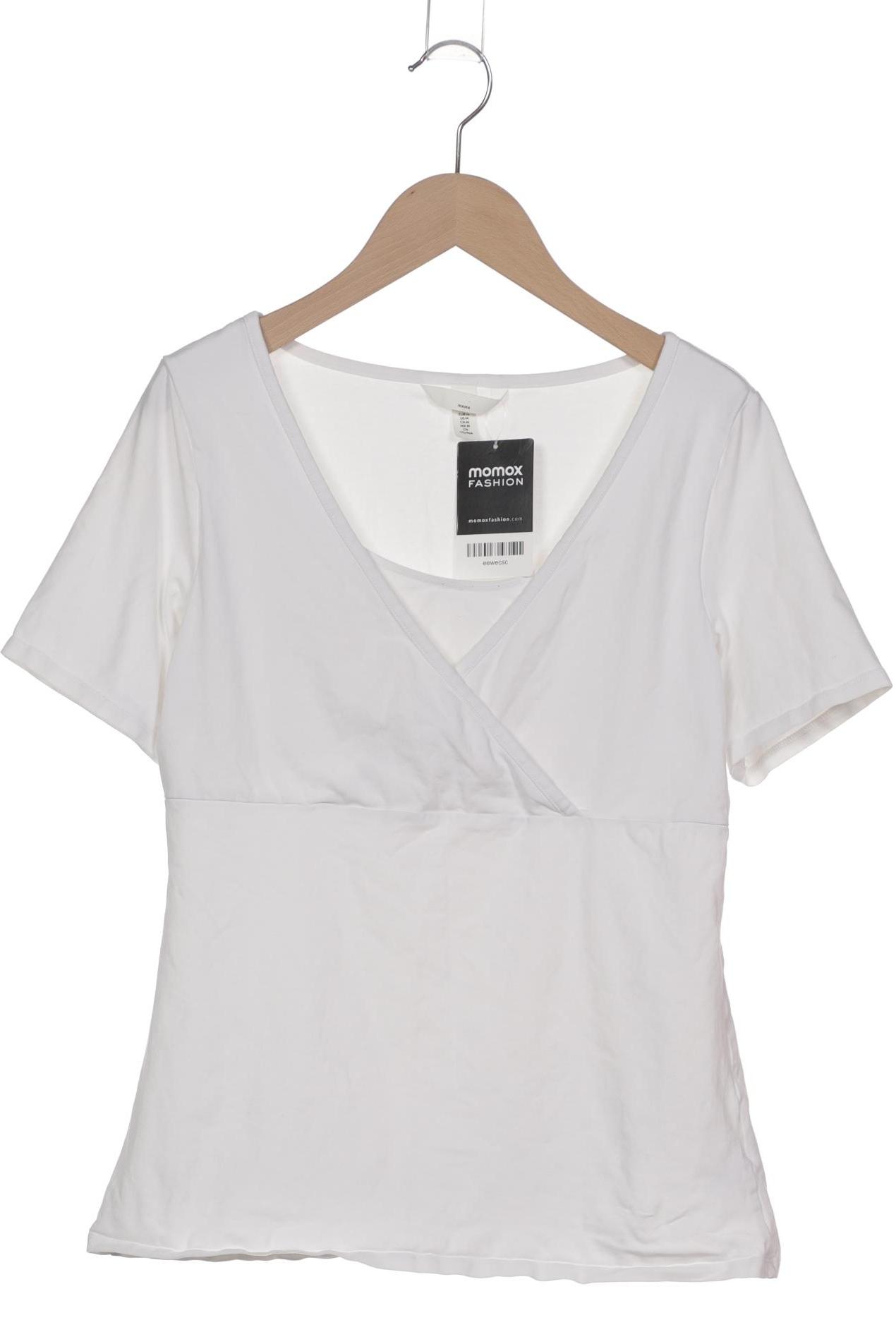 

H&M Mama Damen T-Shirt, weiß, Gr. 38